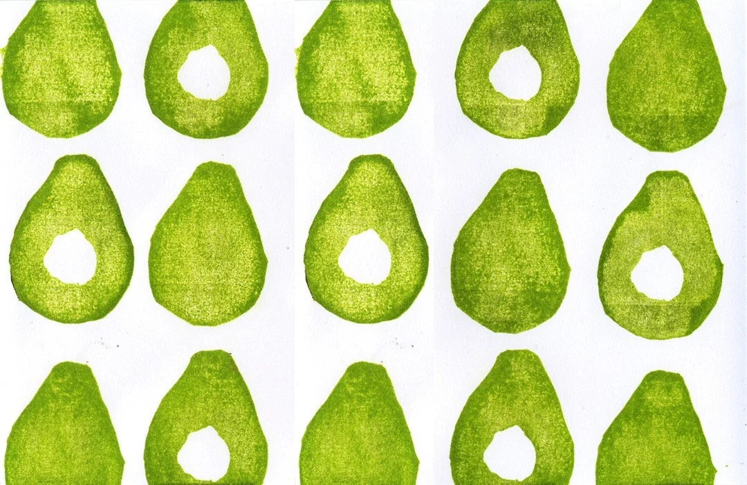 Avocado — Relief Prints · 2016