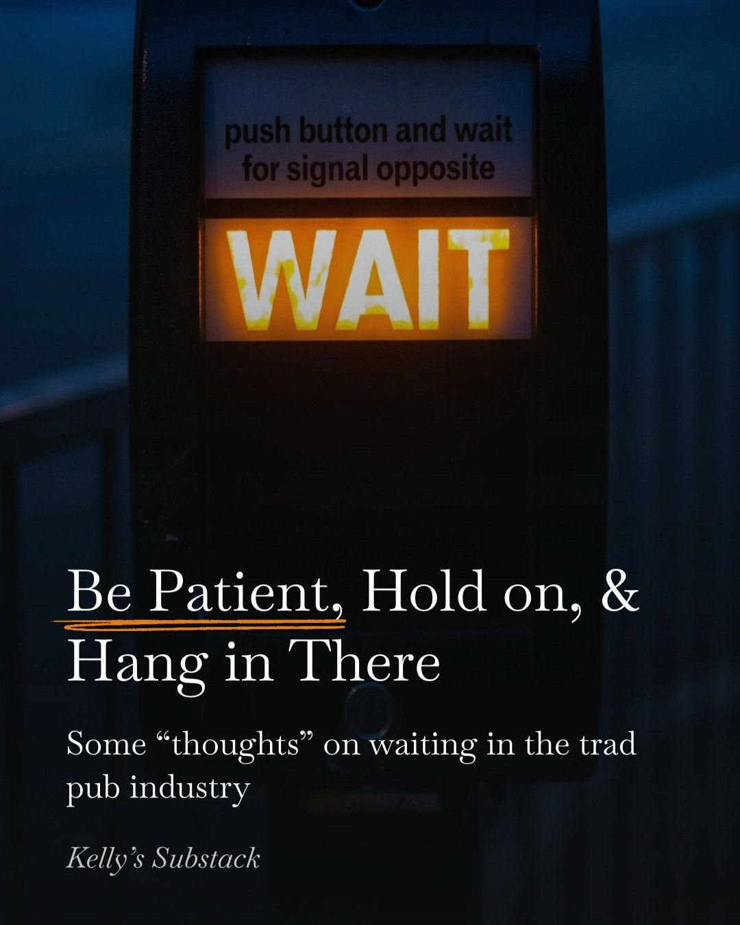 Getting a little vulnerable on the newsletter this week. 
This post is not your normal tips, tricks, and transparency post. 
Instead, you get my diary entry processing an upcoming submission anniversary and dealing with the uncertainty and waiting as