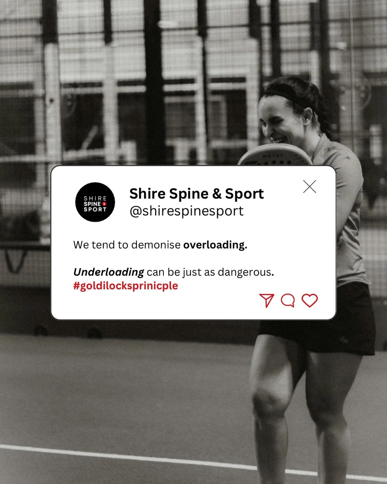 We talk a lot about &ldquo;overloading&rdquo; tissue.

Too much. Too soon. Too hard.

But chronic under loading carries risk too.

Underexposed tissue loses tolerance.
Reduced tolerance increases sensitivity.
Sensibility increases risk.

Then when re