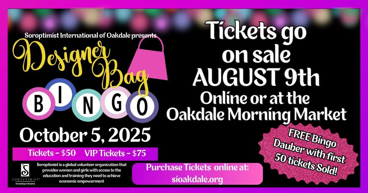 🚨 THIS IS NOT A DRILL! 🚨
🎟 Tickets drop TOMORROW!
🎁 First 50 = FREE dauber
👑 VIPs are LIMITED!
📍 Oakdale Morning Market + online

👜 Be ready. Be fast. Bingo awaits!

#DesignerBagBingo #VIPPerks #SIOakdale #girlsdayout