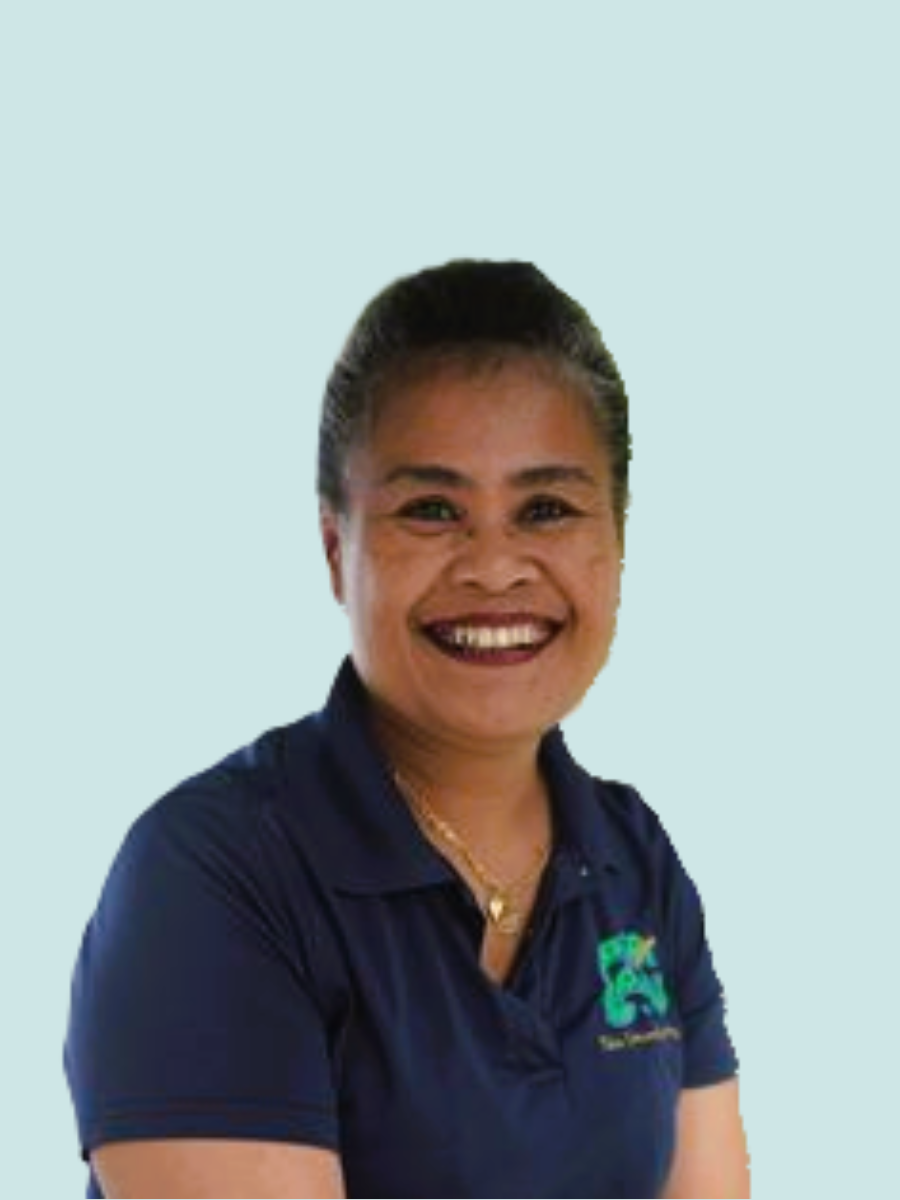 Ms. Judy Ann Sabino is the Treasurer of The Governing Board, Palau Red Cross Society.