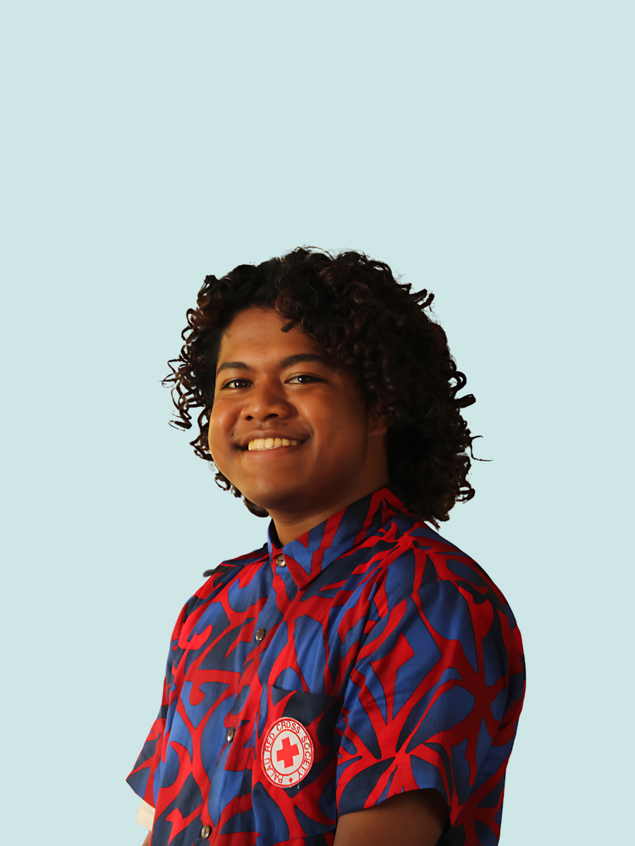 Mr. Tellei is currently a volunteer for Palau Red Cross Society.