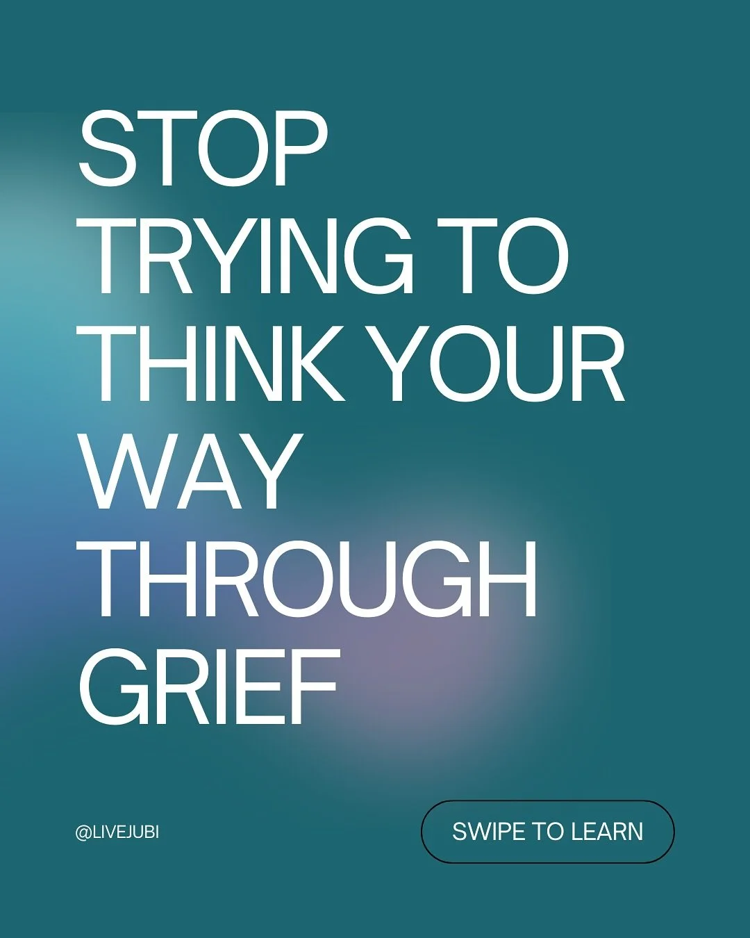 🌊You can intellectualize endlessly but still feel overwhelmed. 

🌊You can cry and feel everything and still feel exhausted. 

Why? 
You haven&rsquo;t been shown how to work with the process of grief and connect your body and your mind. 

Your brain