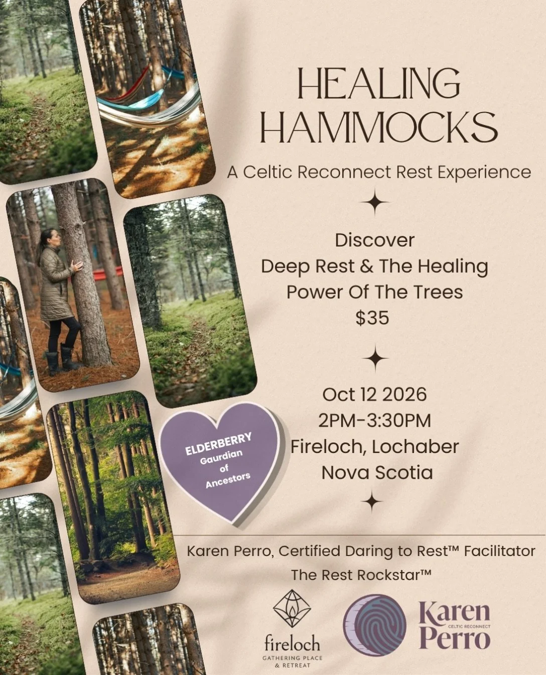 Ummm&hellip;Post- Food-Coma Nap?! 😂🌲Come crawl into a sleeping bag under the trees and REST 💤..Thanksgiving Monday Healing Hammocks. 

✨ Healing Hammocks ✨
🍁 A Cozy Fall Nap Under the Trees
🗓️ Monday, October 12, 2026
⏰ 2:00pm-3:30pm
📍 FireLoch