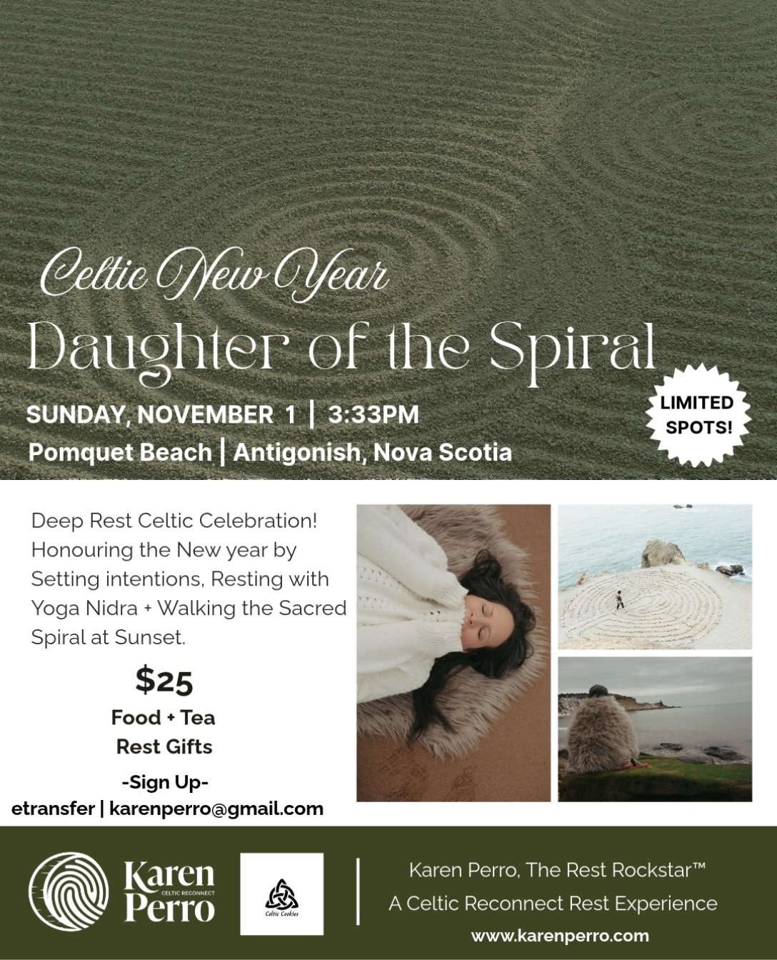 🍂 THE BEACH IS BOOKED!
People are saying YES to REST&hellip; Are you? ✨

Our Rest Crew received the first invitation, and now we&rsquo;re opening up a few spots to the public!

Join for a Celtic New Year Gathering
Where land meets the sea to celebra