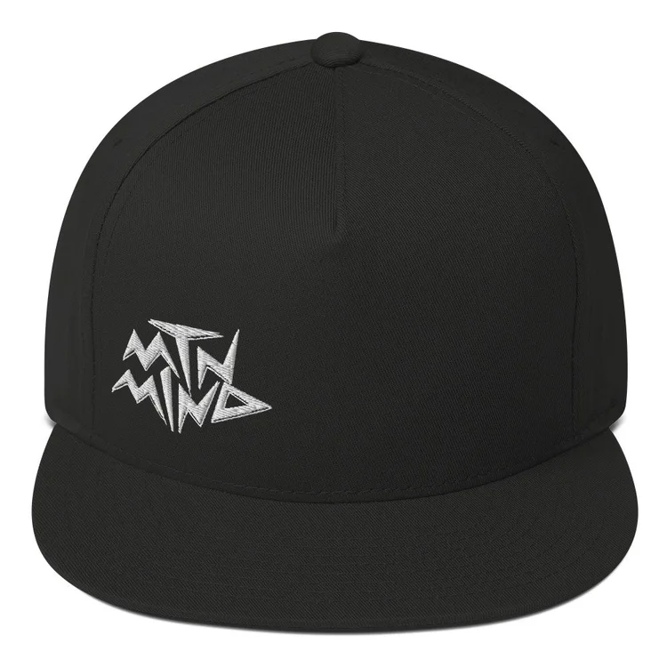 MMA Flat Bill Cap, black
