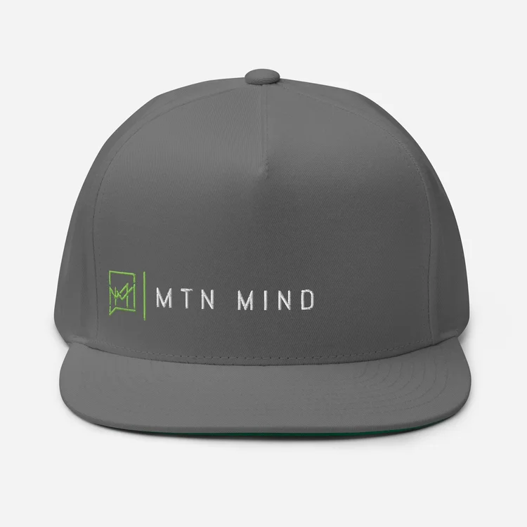 Classic Flat Bill Cap, grey