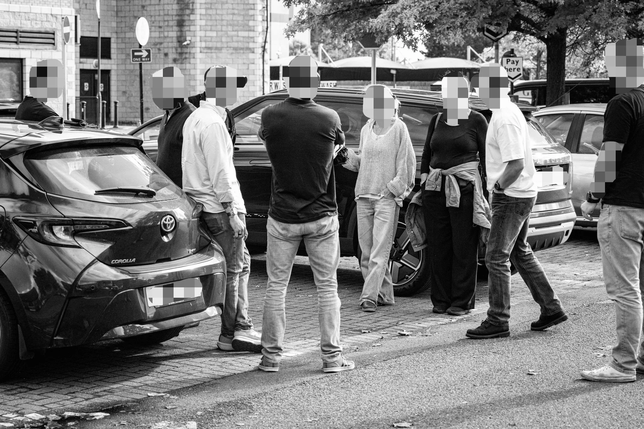 students on surveillance course