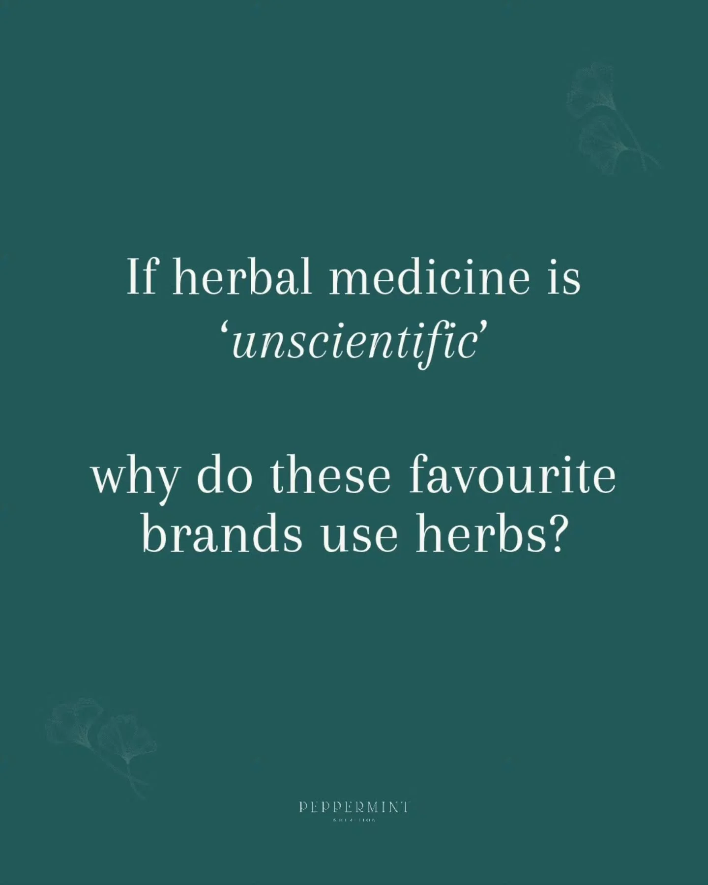 If you choose to use herbs, make sure you&rsquo;re guided by a qualified naturopath. Naturopaths study herbal medicine extensively, from pharmacology to interactions to clinical application.

Not everyone who talks about herbs has that level of train