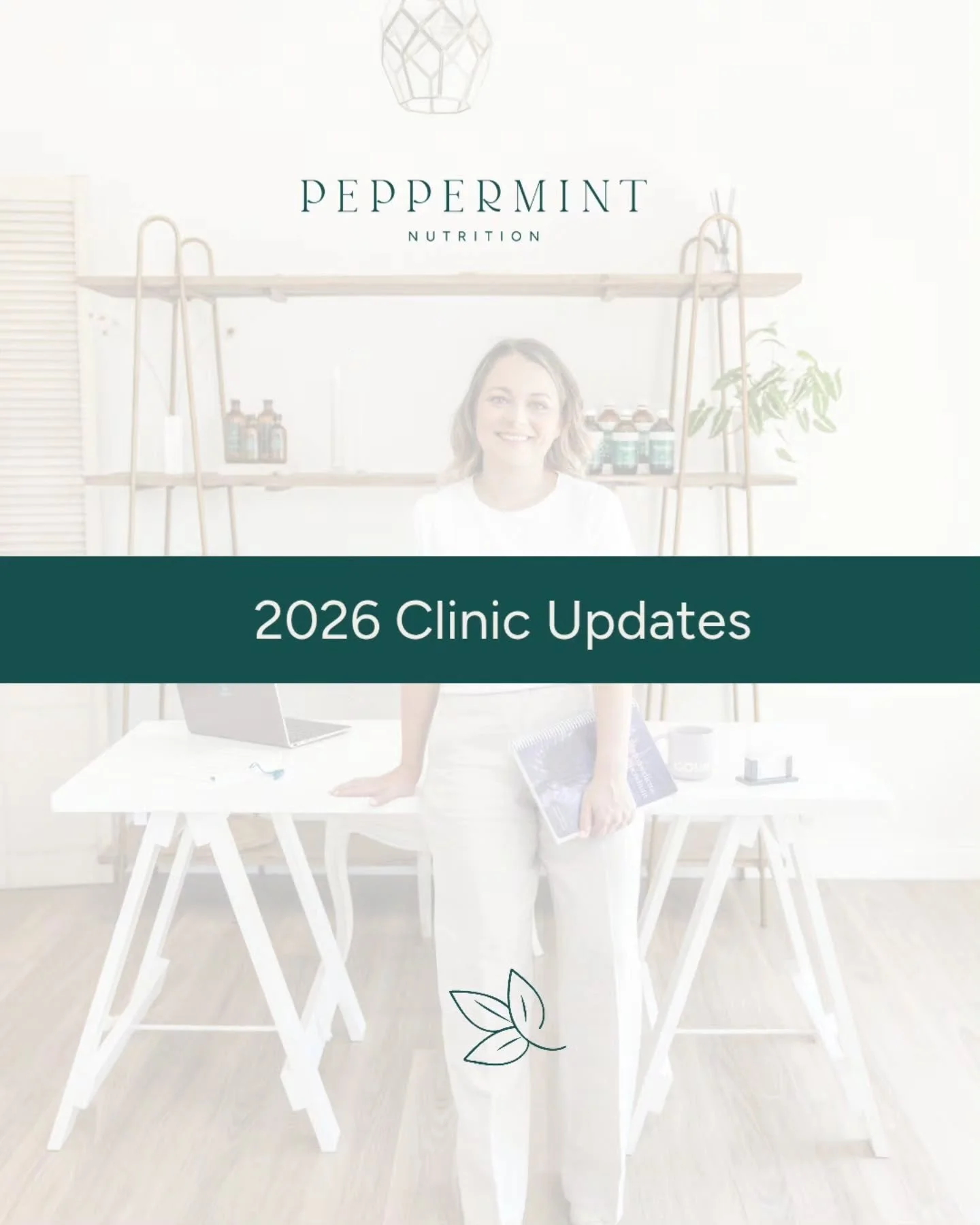 2026 Clinic Updates 💚

Holiday hours, consult fee update from 12 Jan, and some exciting changes to how I&rsquo;ll be supporting clients next year, including new clinic days (Wed&ndash;Fri) and new programs launching in February.

#PeppermintNutritio