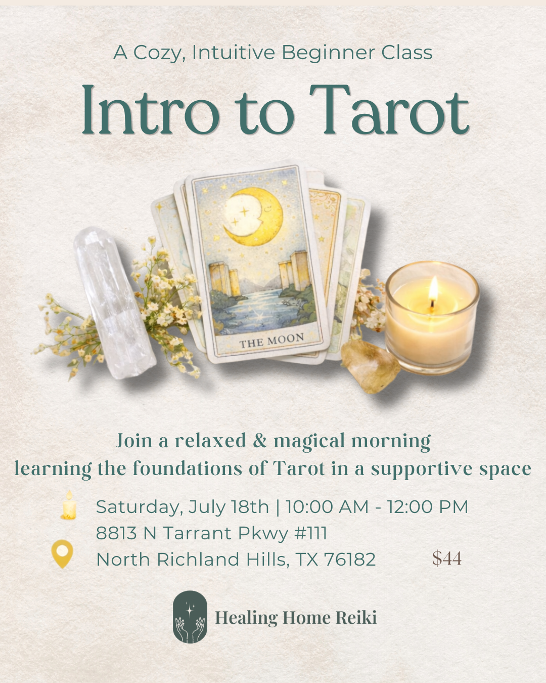 Intro to Tarot: A Cozy, Intuitive Beginner Class