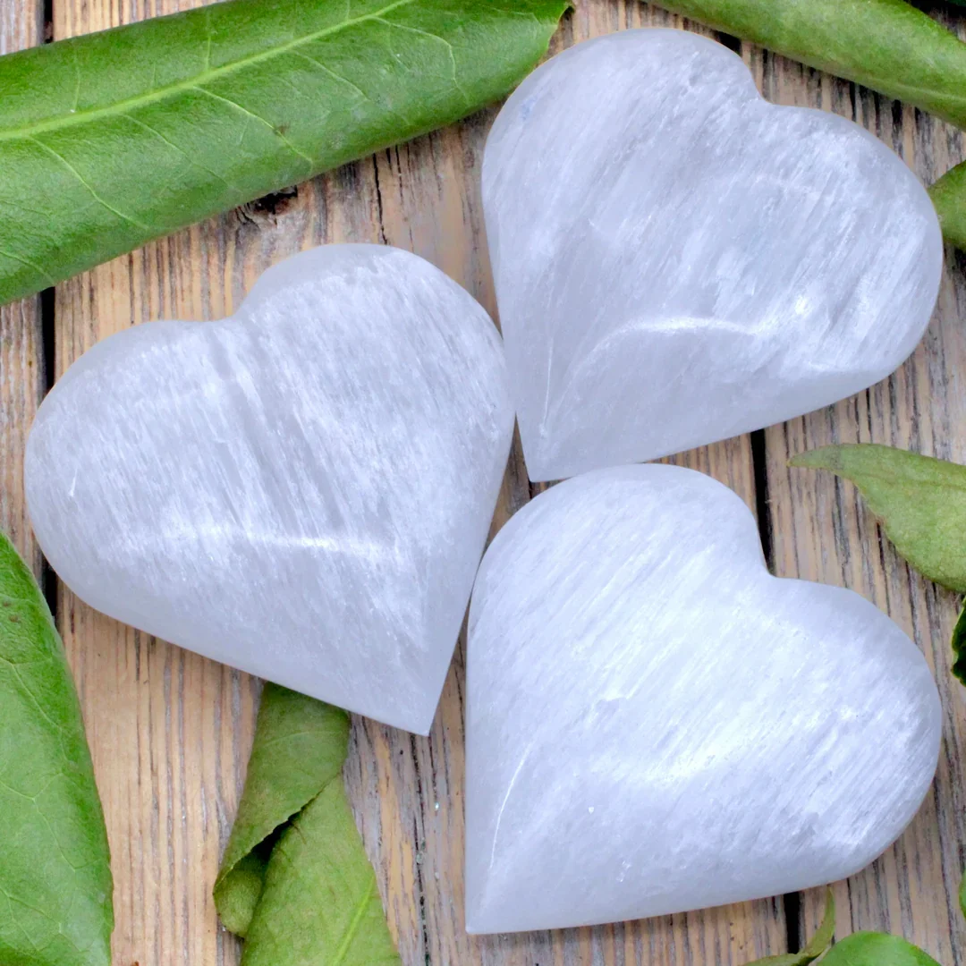 Selenite Heart