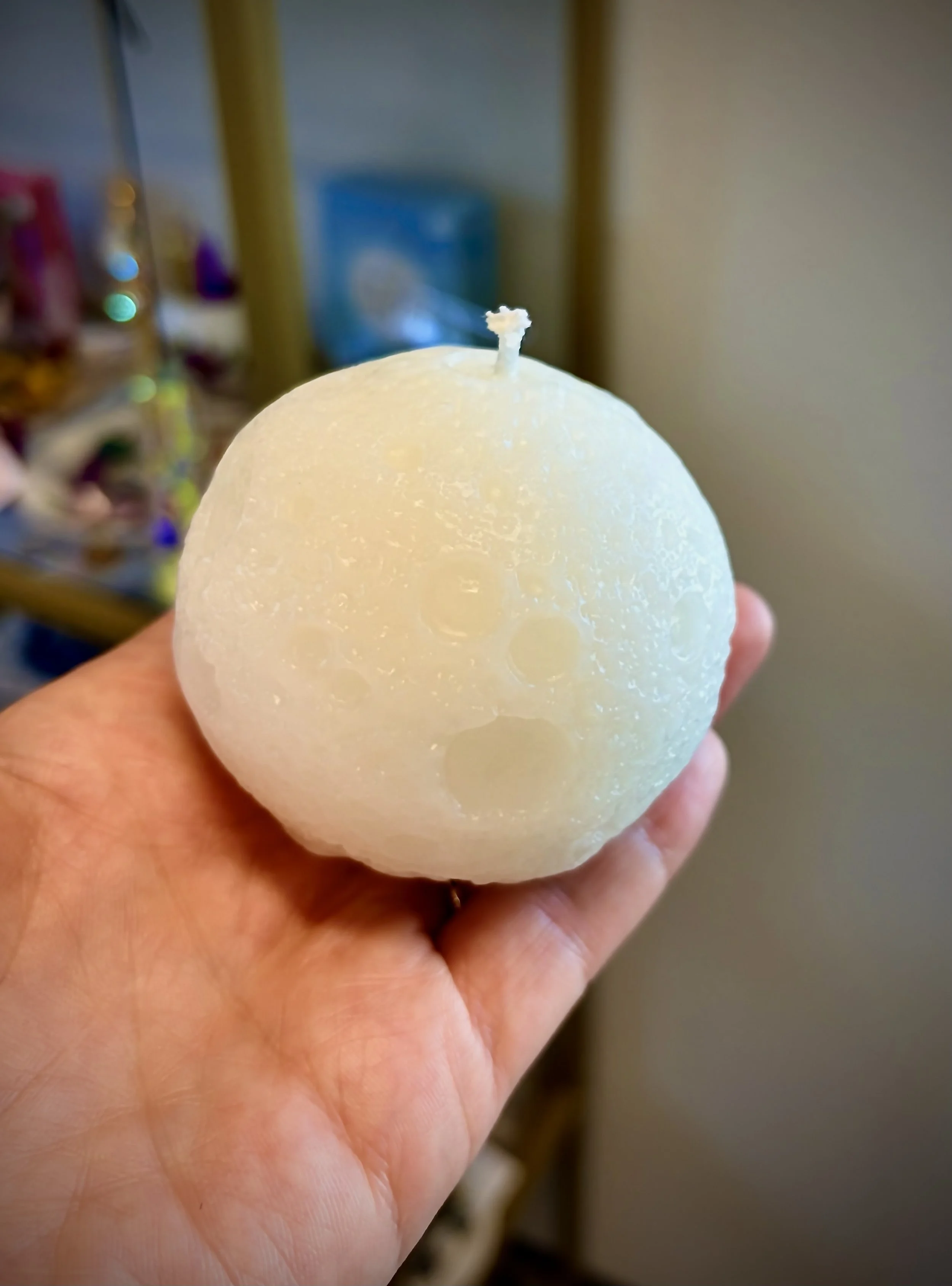 Moon Beeswax Candle