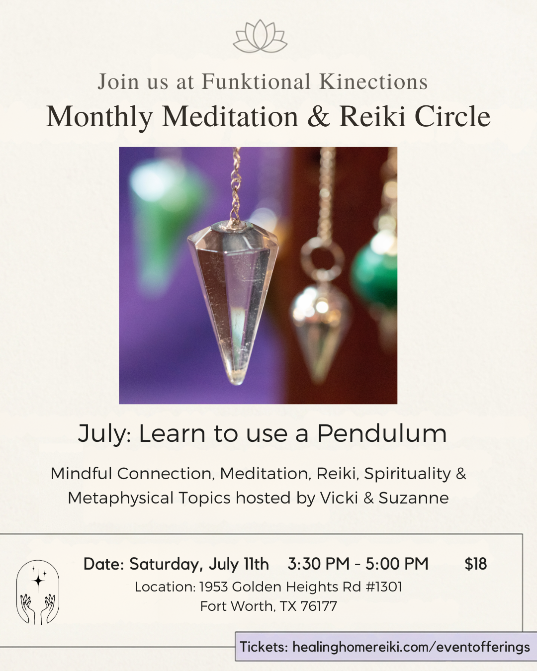 Meditation & Reiki Circle— July