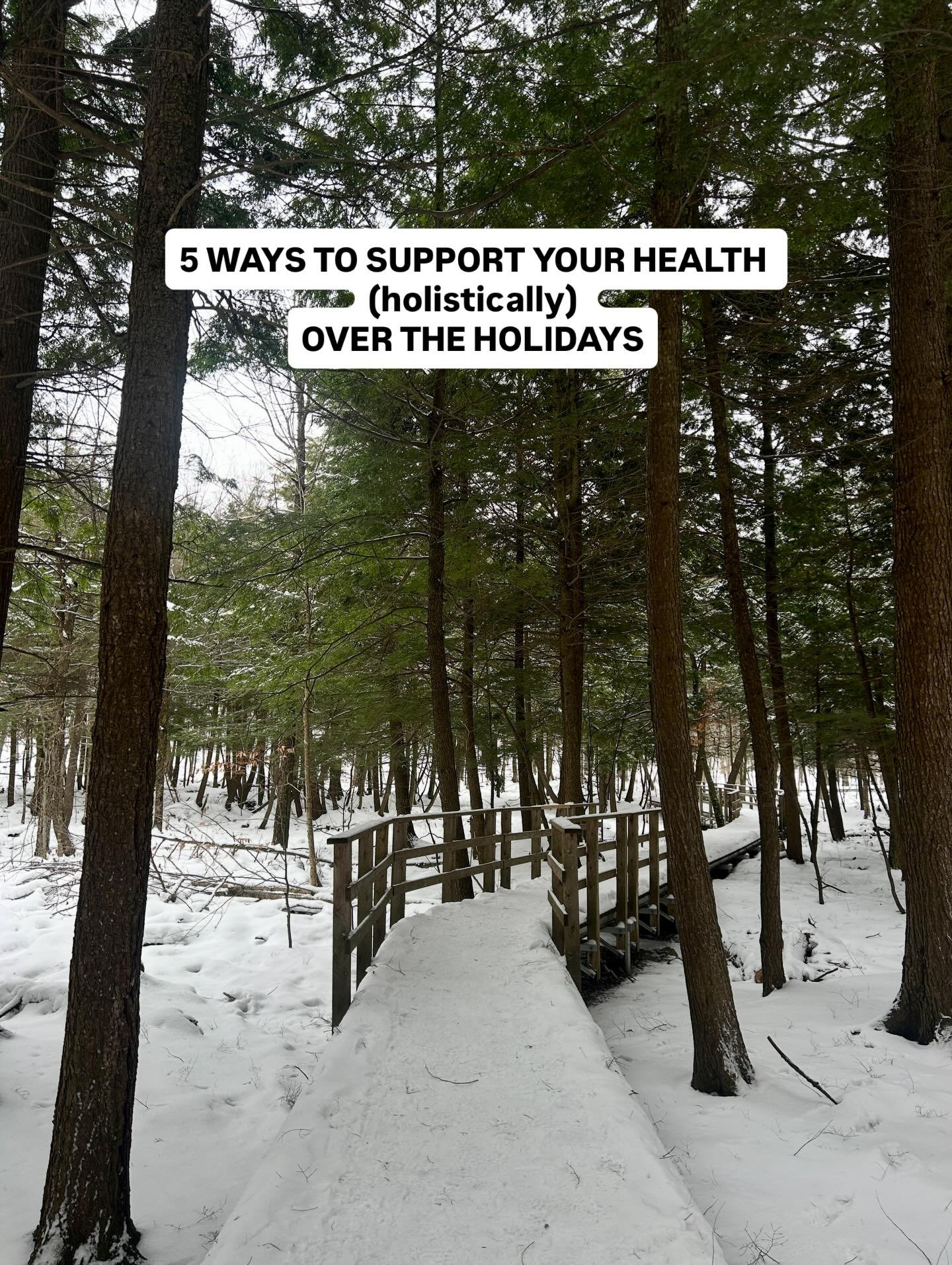 A gentle reminder that supporting your health during the holidays doesn&rsquo;t mean being strict or &ldquo;perfect.&rdquo;

Eat regularly. Move your body. Drink water. Add veggies.
And most importantly &mdash; be present.

Your body doesn&rsquo;t ne