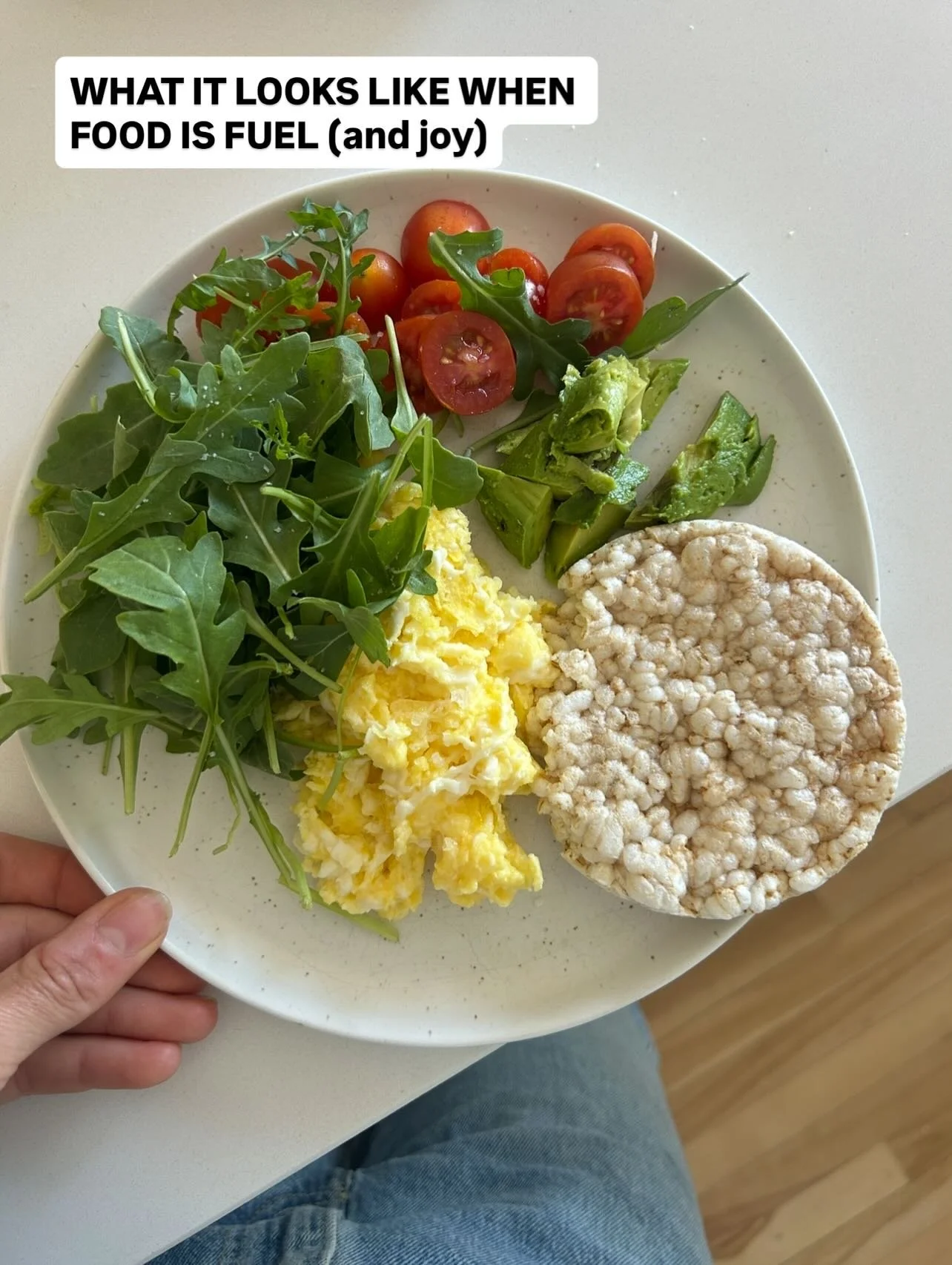 Protein for strength
Carbs for energy
Fiber for digestion 
Healthy fats for hormones 

Real food makes you feel good AND perform well :) 

#holistichealth #wellness #nutrition #healthy #holistic