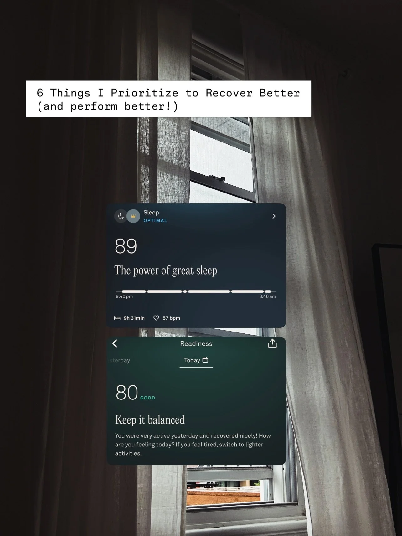 Your personal recovery handbook : 6 steps for recovery success ✨
And no, you won&rsquo;t catch me skipping out on my magnesium, ashwaganda or sleep anytime soon. Nothing fancy, just the basics done consistently! 

Save this as a reminder : recovery i
