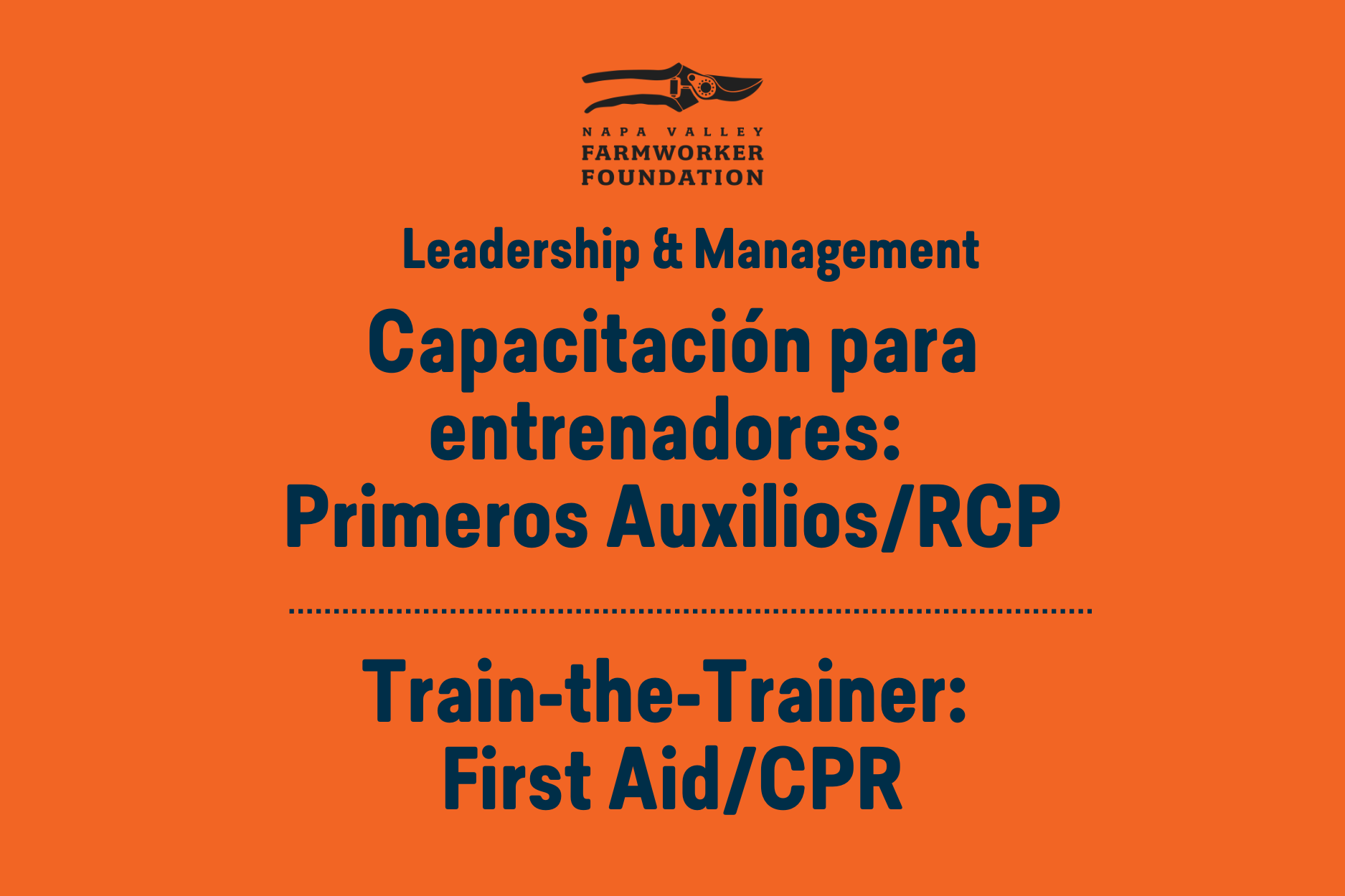 Train-the-Trainer: First Aid/CPR