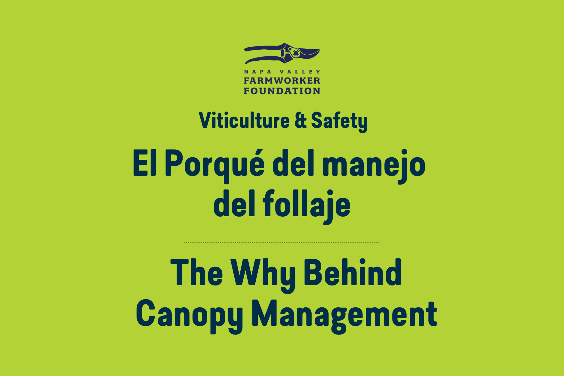 The Why Behind Canopy Management 