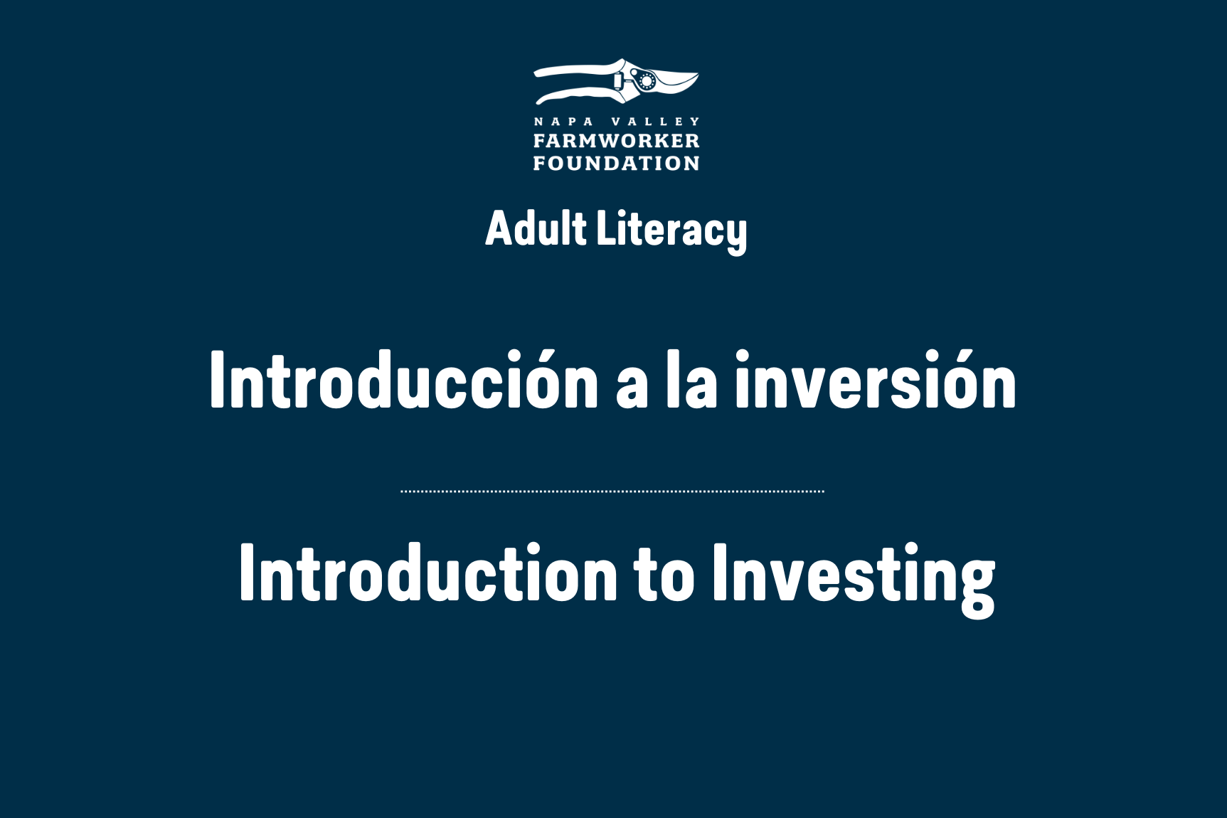 Introduction to Investing