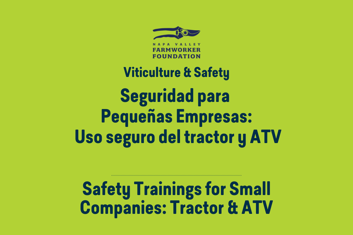 Safety Trainings for Small Companies: Tractor &amp; ATV