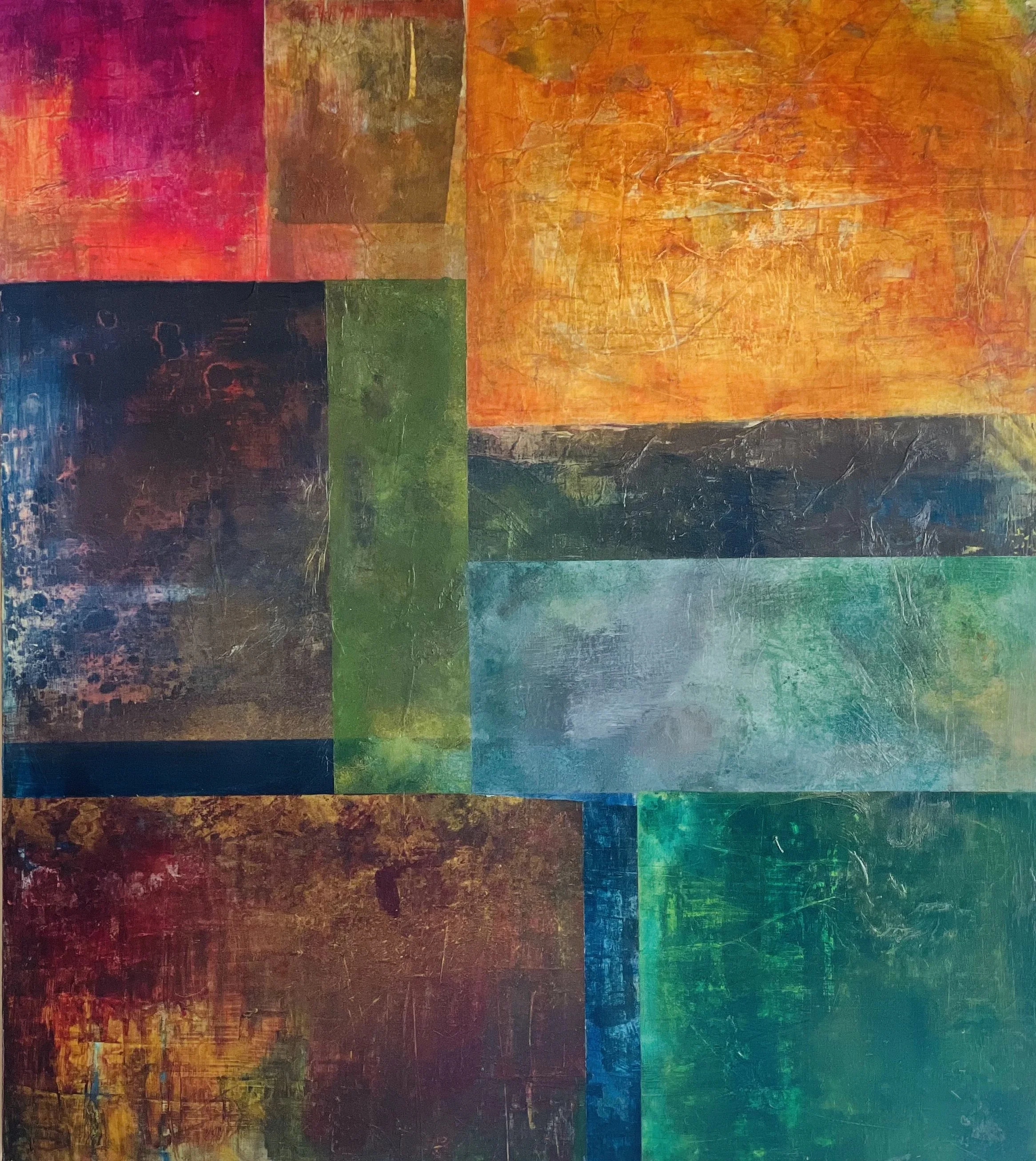 Perfectly Imperfect | 38 x 40 inches | Mixed media on wood panel | $3,000