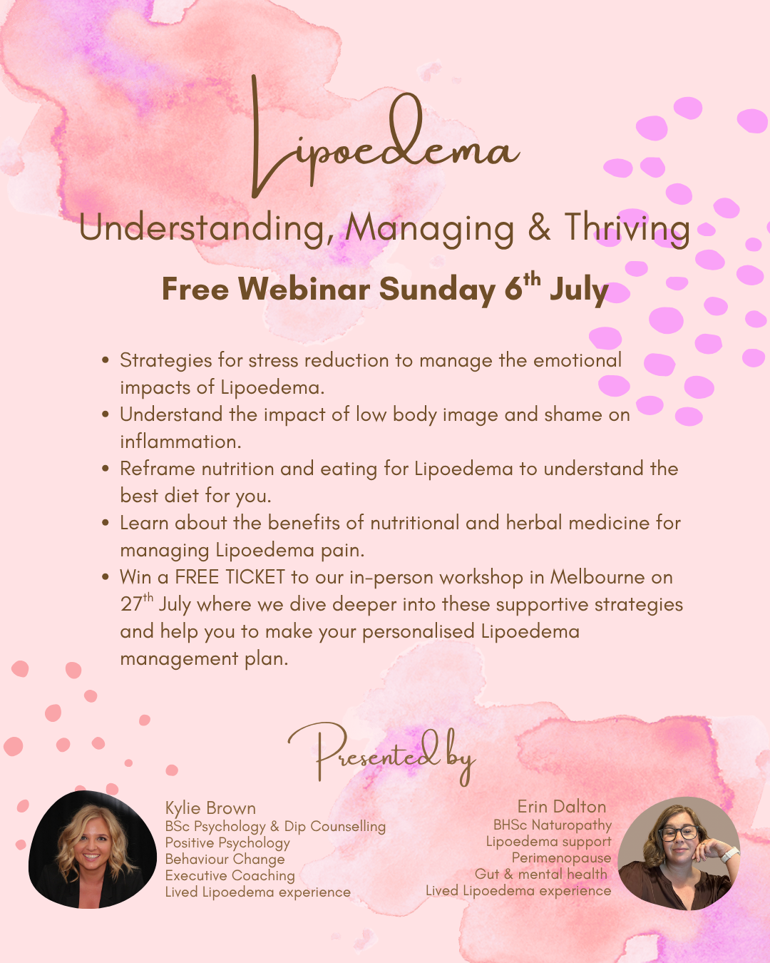 Lipoedema Webinar: Understanding, Managing and Thriving