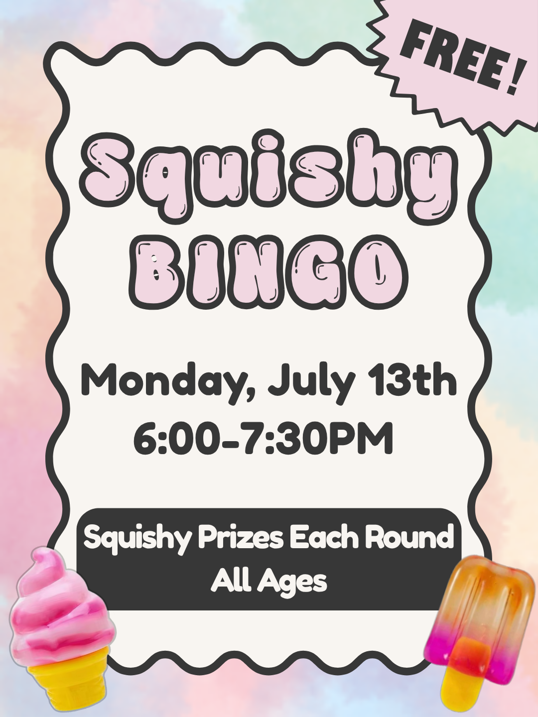 Squishy BINGO