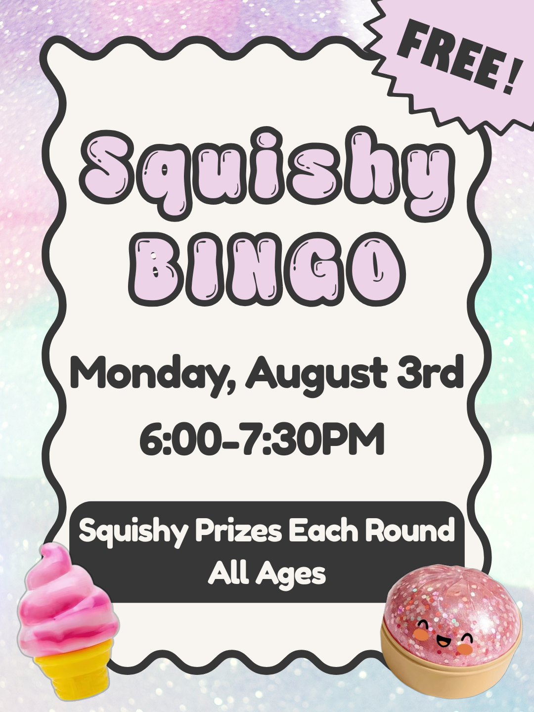Squishy BINGO
