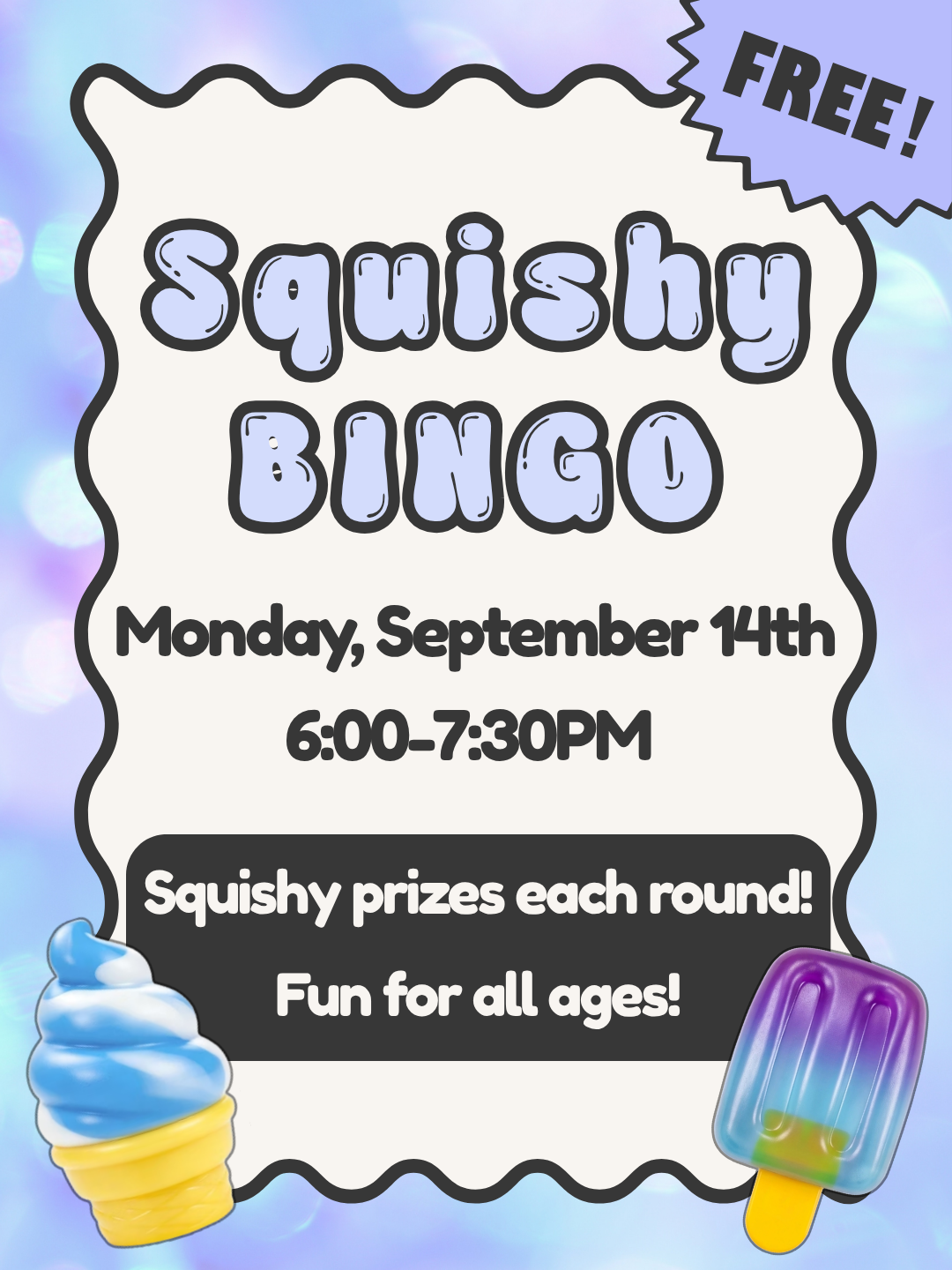 Squishy BINGO