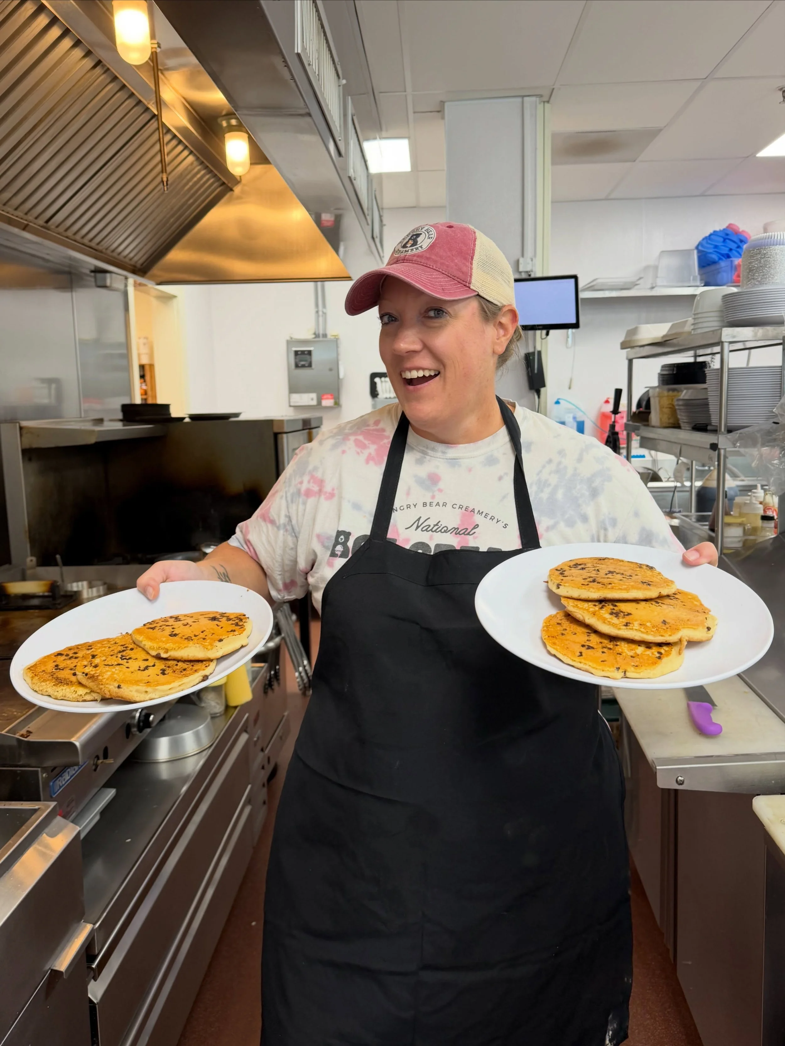 Happy #NationalPancakeDay! 🥞

What better way to celebrate than with a stack of pancakes? Stop by Hangry Bear and enjoy some for yourself today!