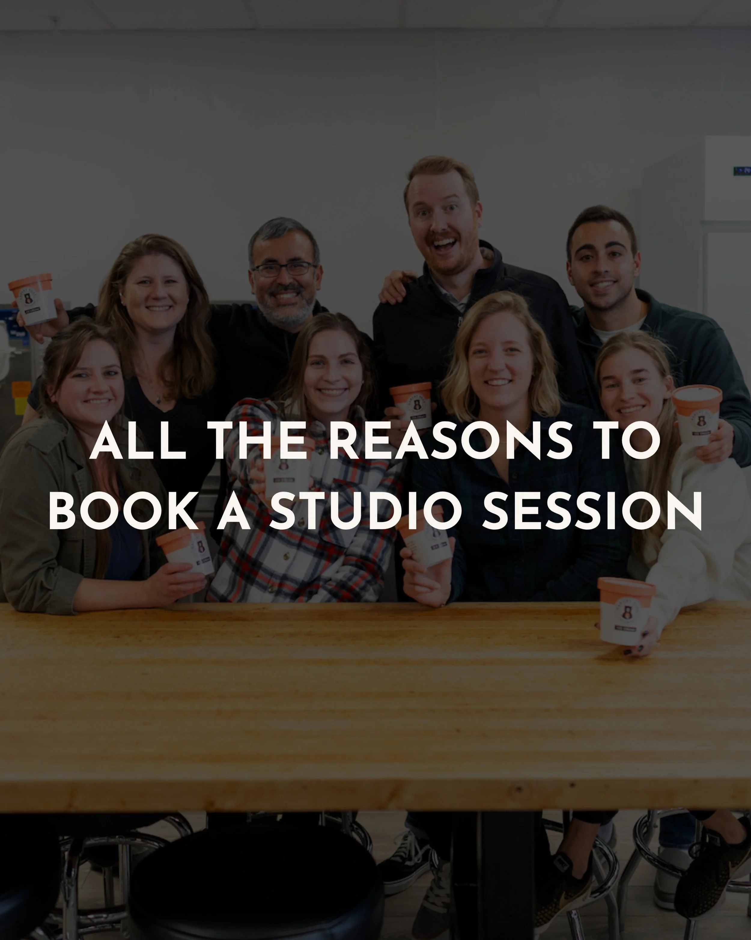 Whatever your reason, we think it&rsquo;s worth celebrating with ice cream. 🍦

Grab your people, pick a date, and come make some ice cream in the Studio!

Book your Studio Session today through the link in our bio!