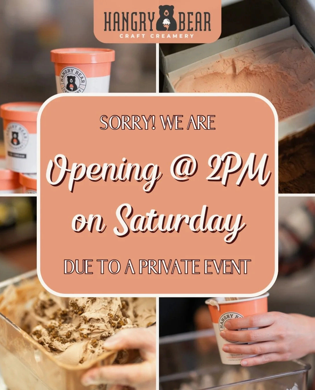 We&rsquo;ll be opening at 2 PM tomorrow, Saturday, October 17, due to a private event. We&rsquo;ll see you in the afternoon!