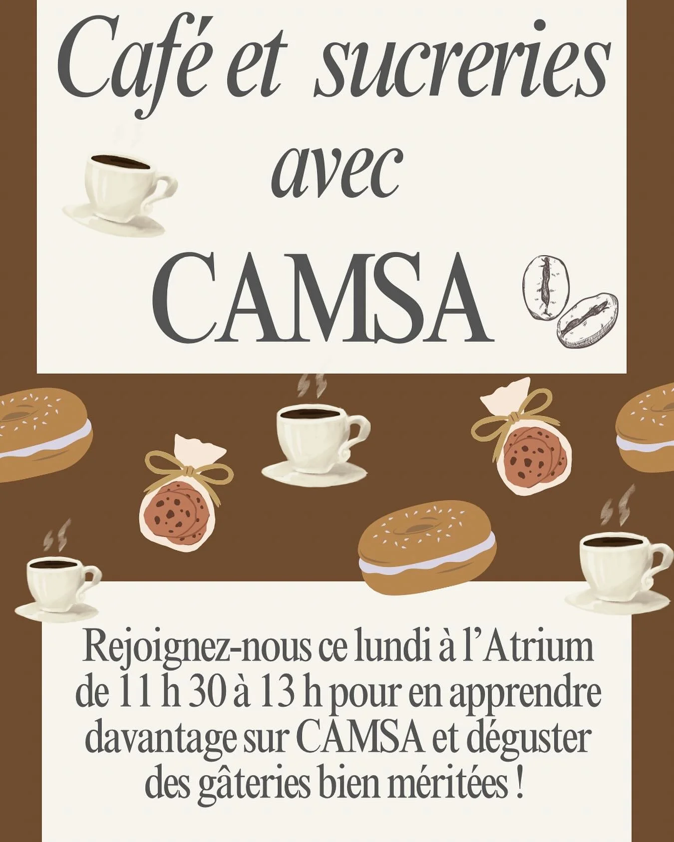 Café sucreries avec CAMSA!! βοΈ π€