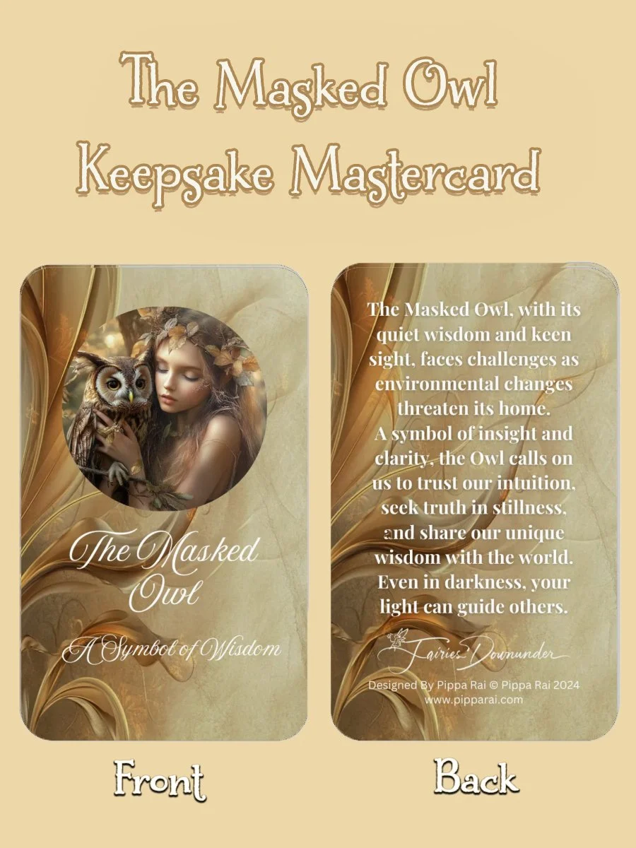 The Masked Owl Keepsake Mastercard Front and Back.jpg