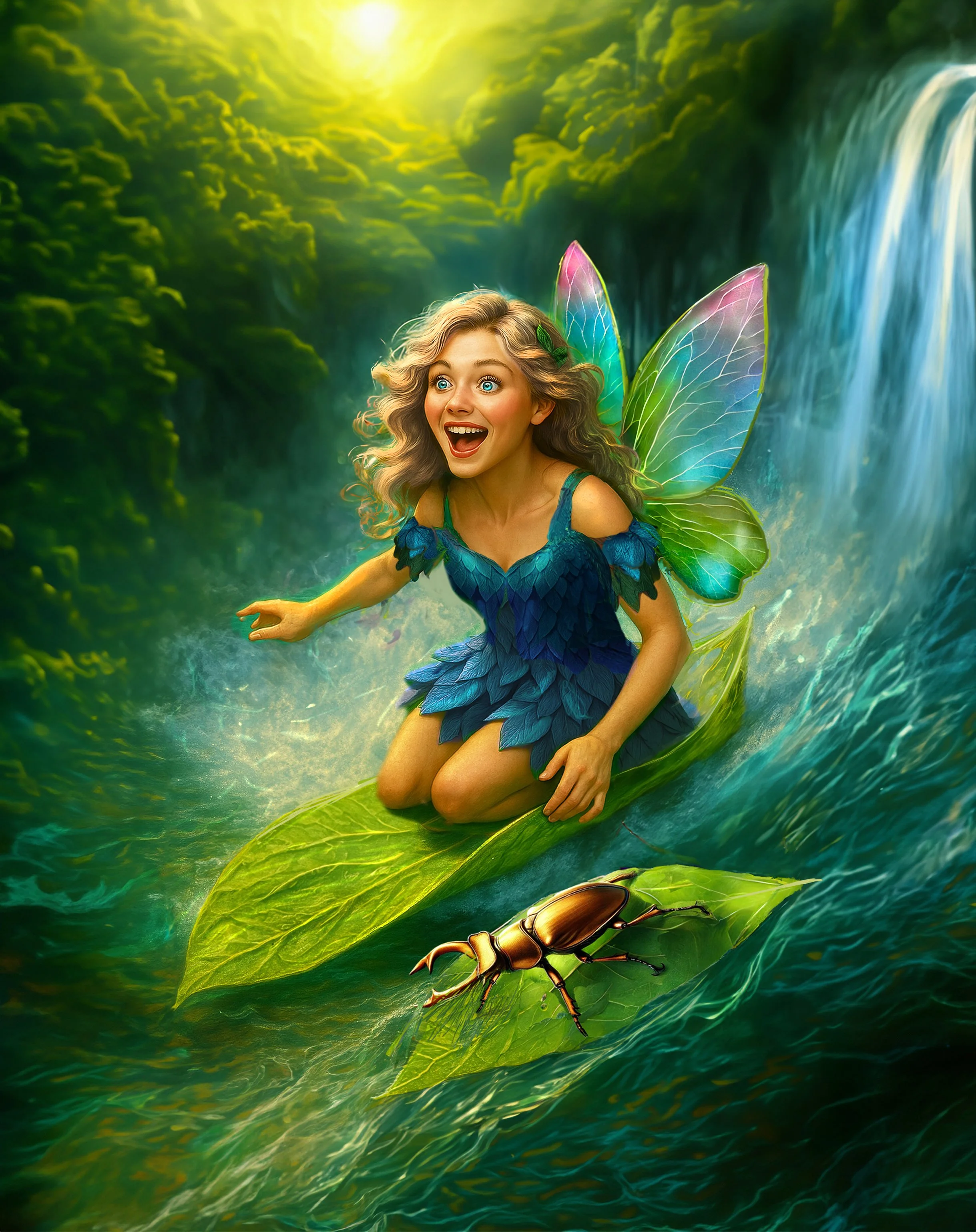 Chapter 1 Pic 4 The Waterfall Race with Ellin & Bertina.jpg