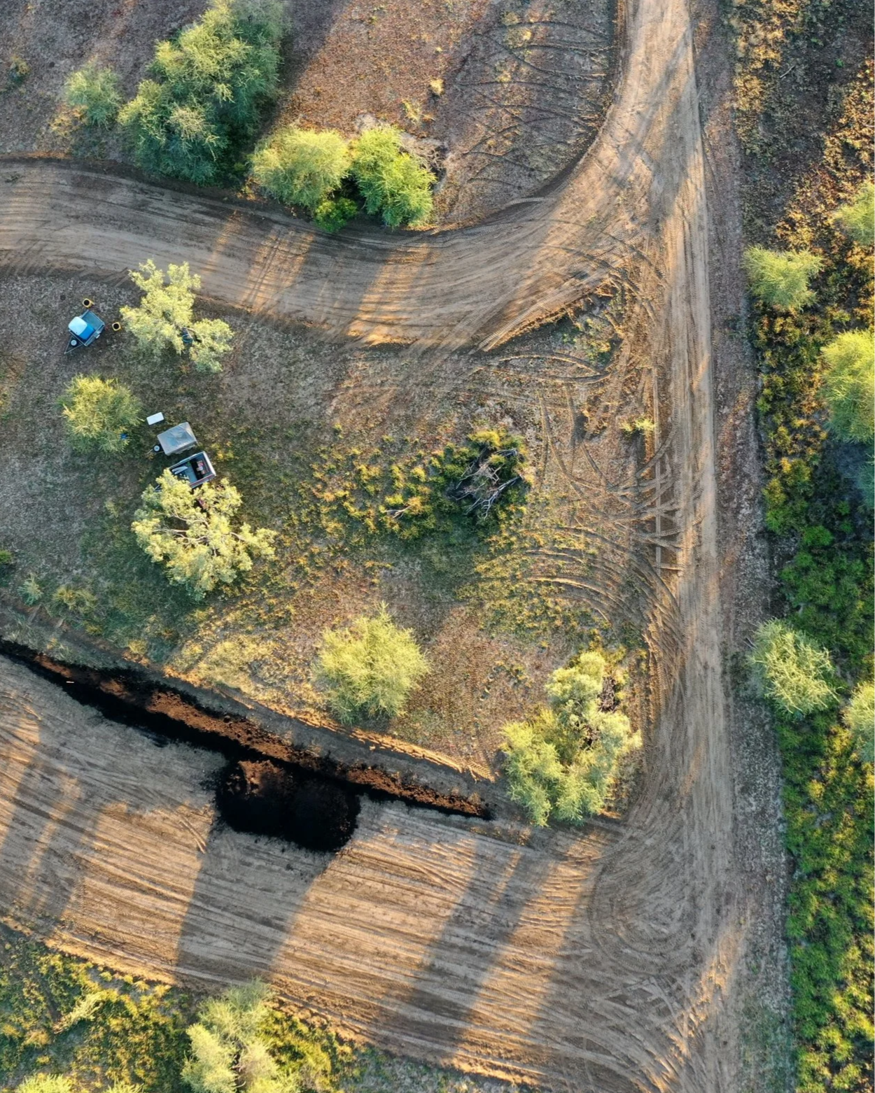 The Verterra team at work on a degraded landscape