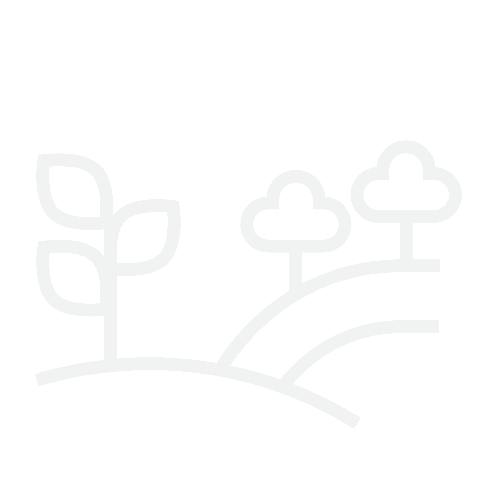 Line drawing of a healthy landscape featuring vegetation.