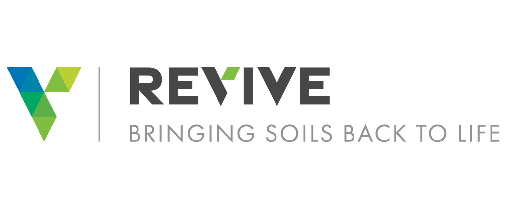 ReVive logo with the tag line Bringing Soils Back to Life