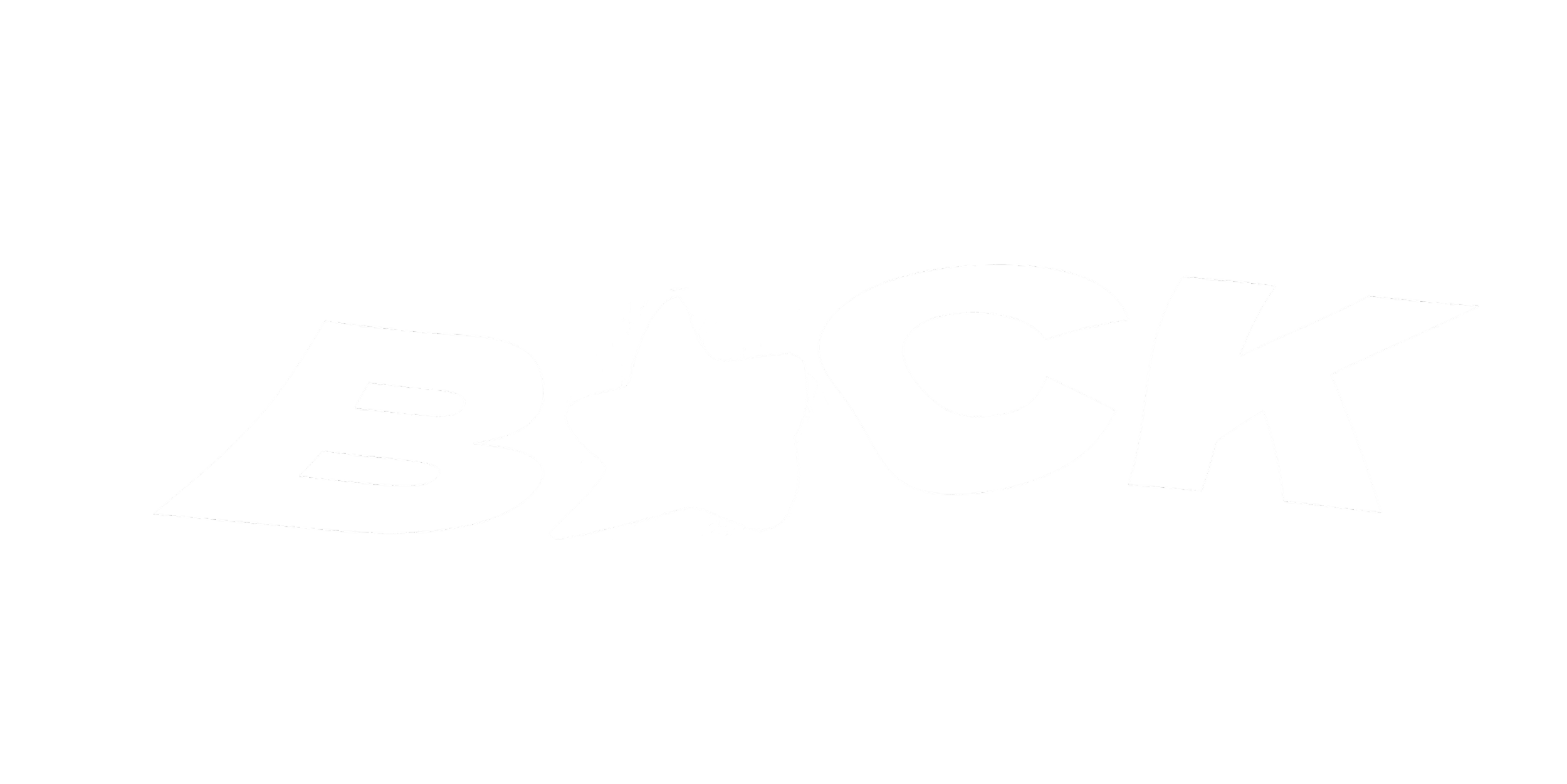 Black background with the word 'BLACK' in large white 3D letters and a black star in place of the letter 'A'.