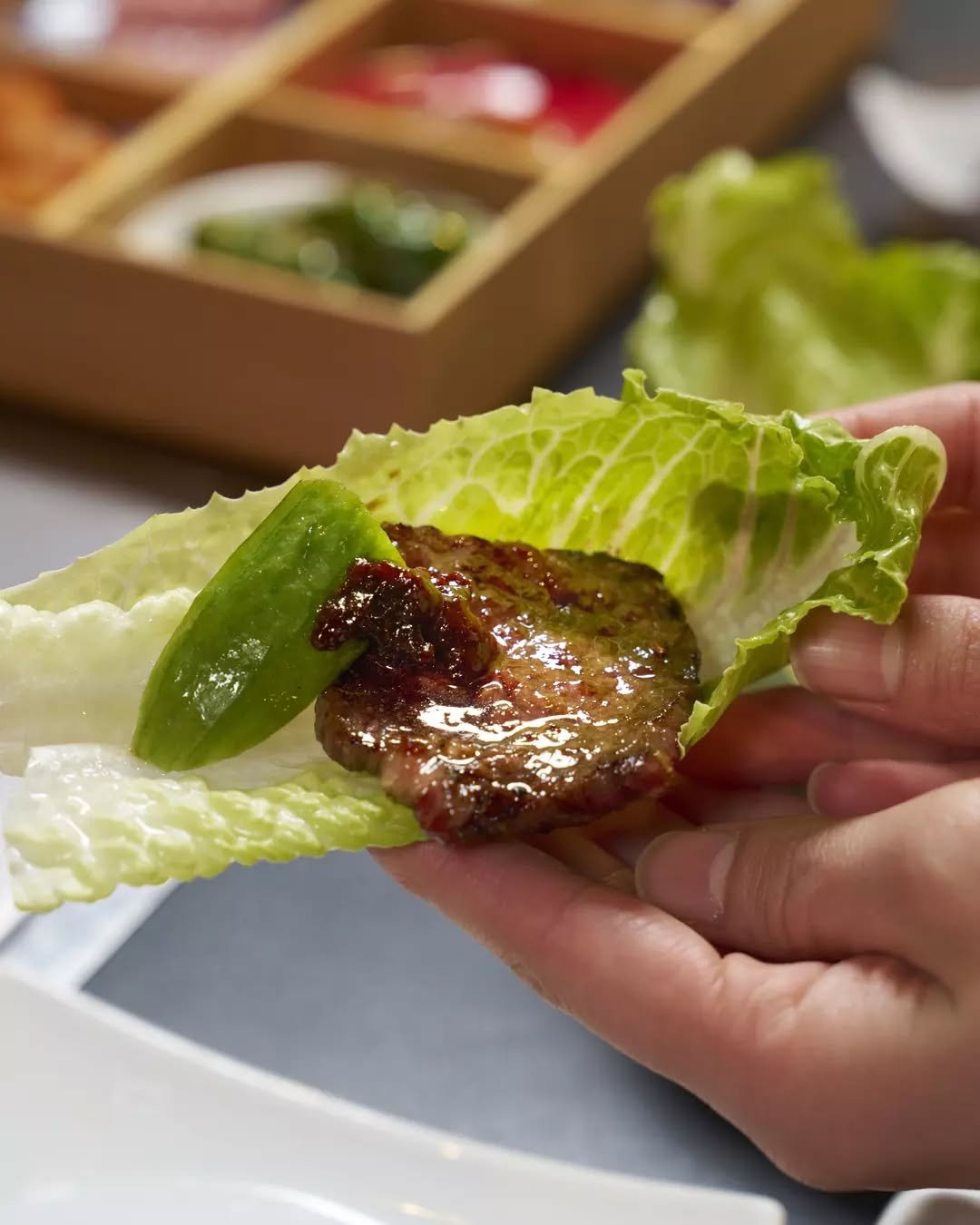 Stamina up🥬🥩 Wrap your Wagyu in fresh veggies and go again.

Yakiniku Futago | CHELSEA
LUNCH
　▪️Monday - Sunday
　▪️12pm - 2:30pm
DINNER
　▪️Monday - Sunday
　▪️ 5pm - 11pm
(*Sunday closes at 10pm )
ADDRESS
　▪️ 37 W 17th St (b/w 5th &amp; 6th avenue)
