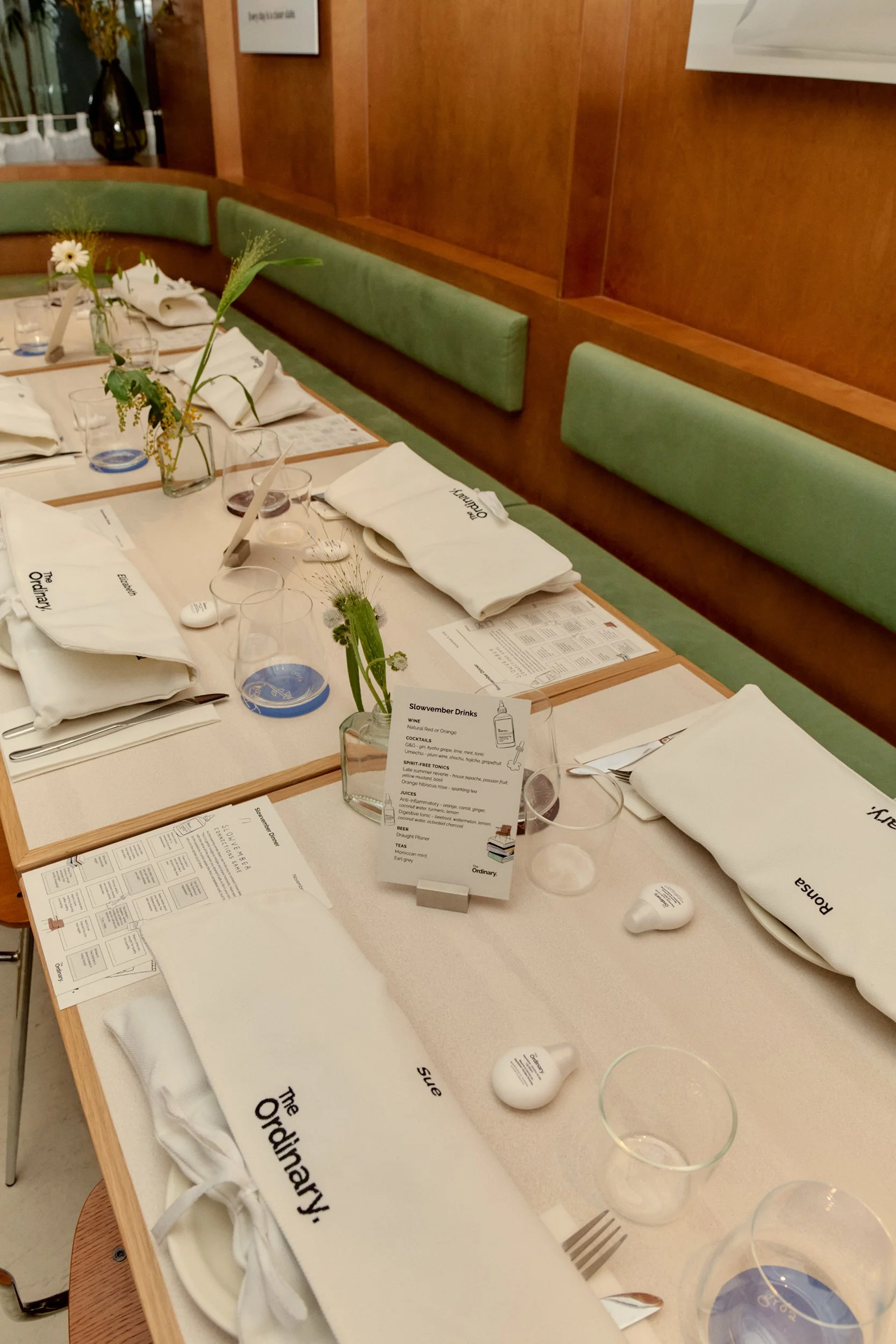 THE ORDINARY SLOWVEMBER DINNER