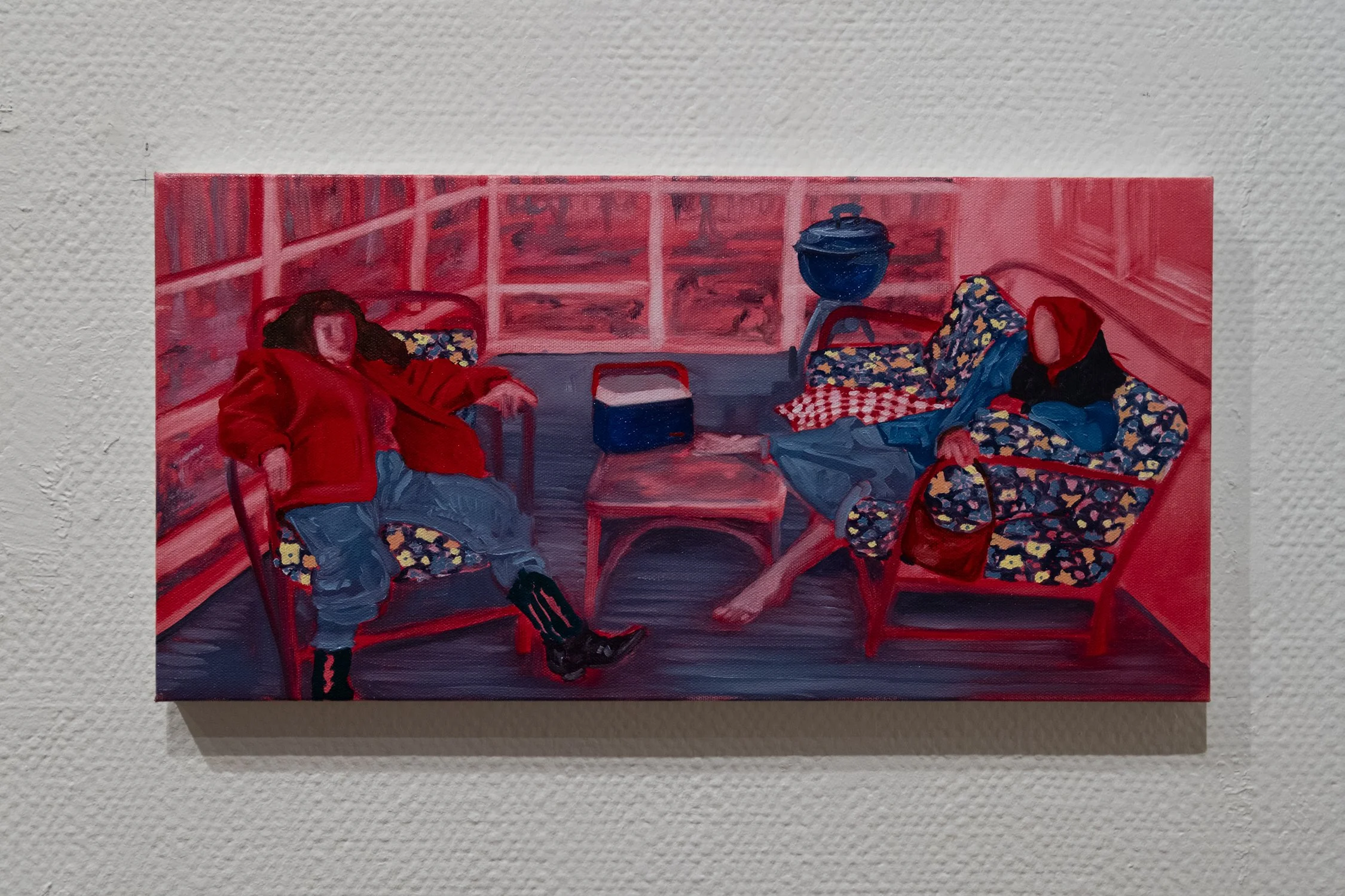 Study: My Scarf, and Her Blouse