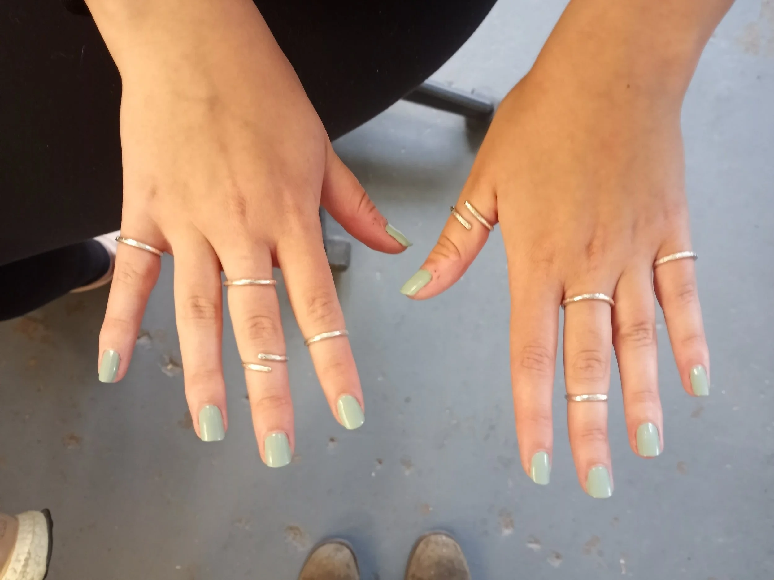 Student Work: Stacking Silver Rings
2022
Class: Simple Silver Rings Workshop
