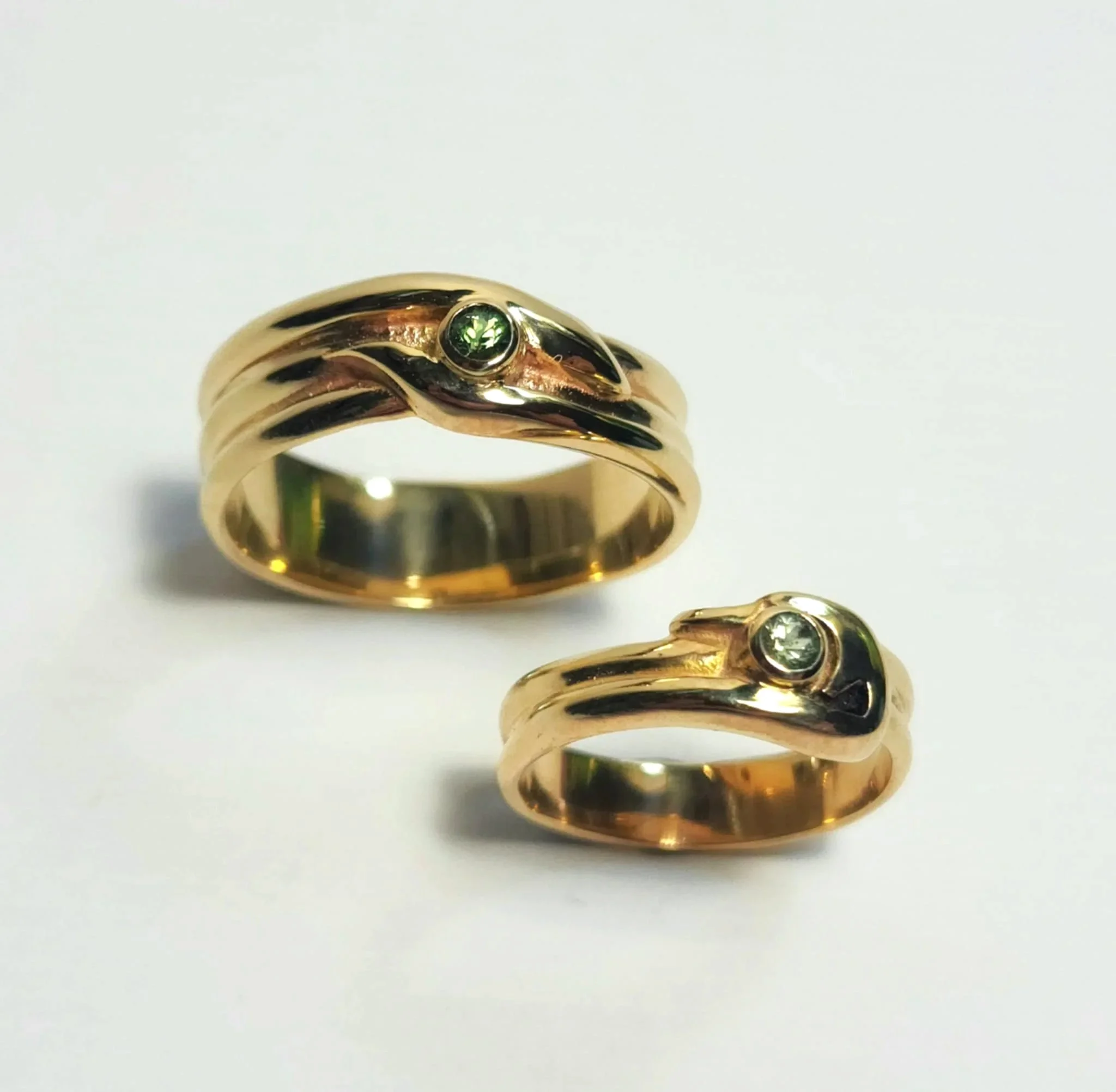 Snake Wedding Rings