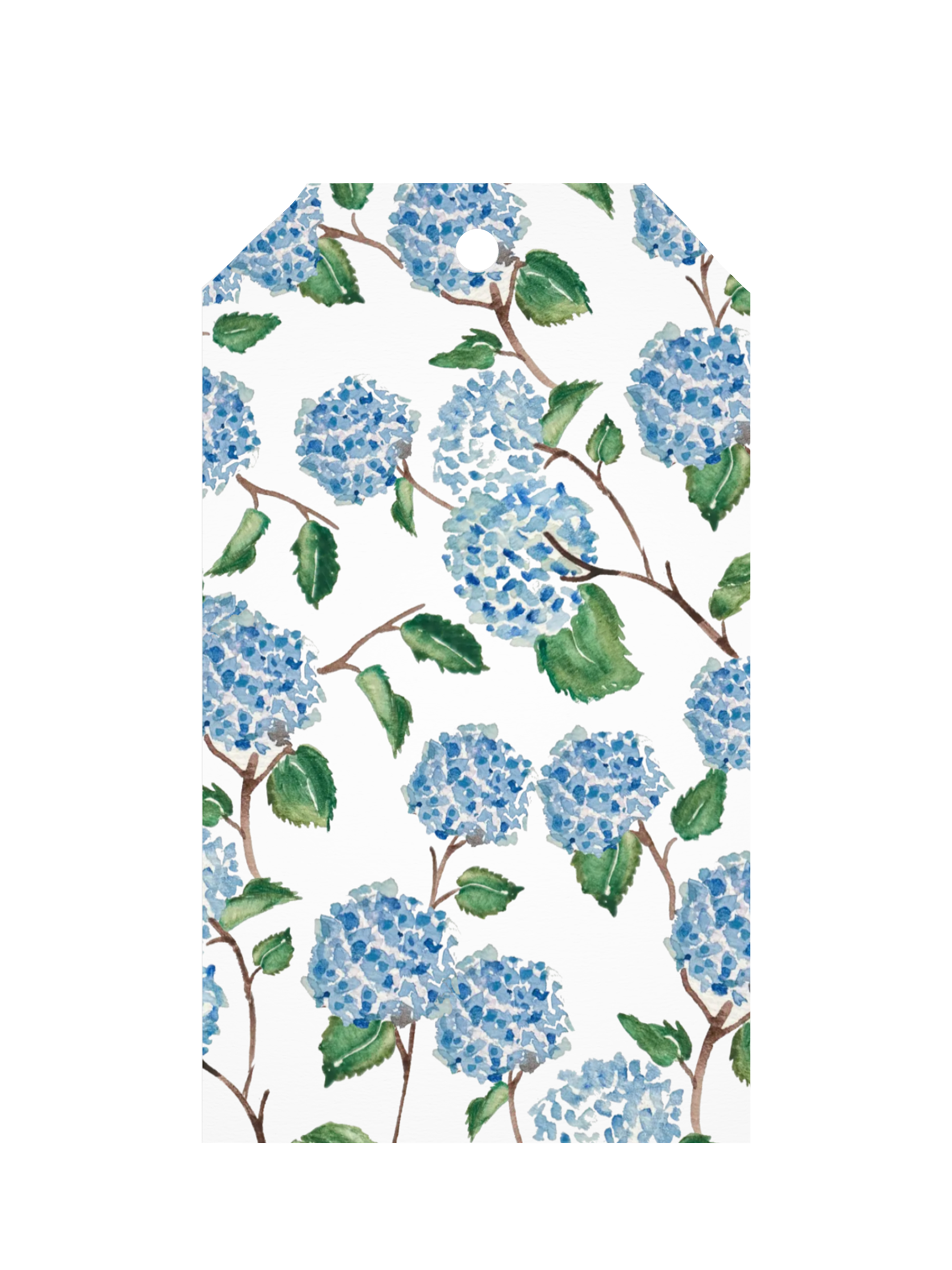 Blue Hydrangeas Gift Tag