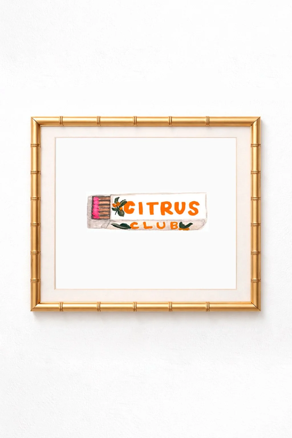 Citrus Club Matchbook