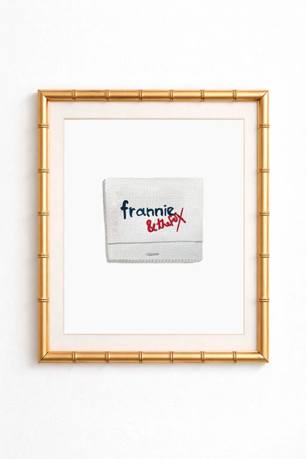 Frannie & the Fox Matchbook