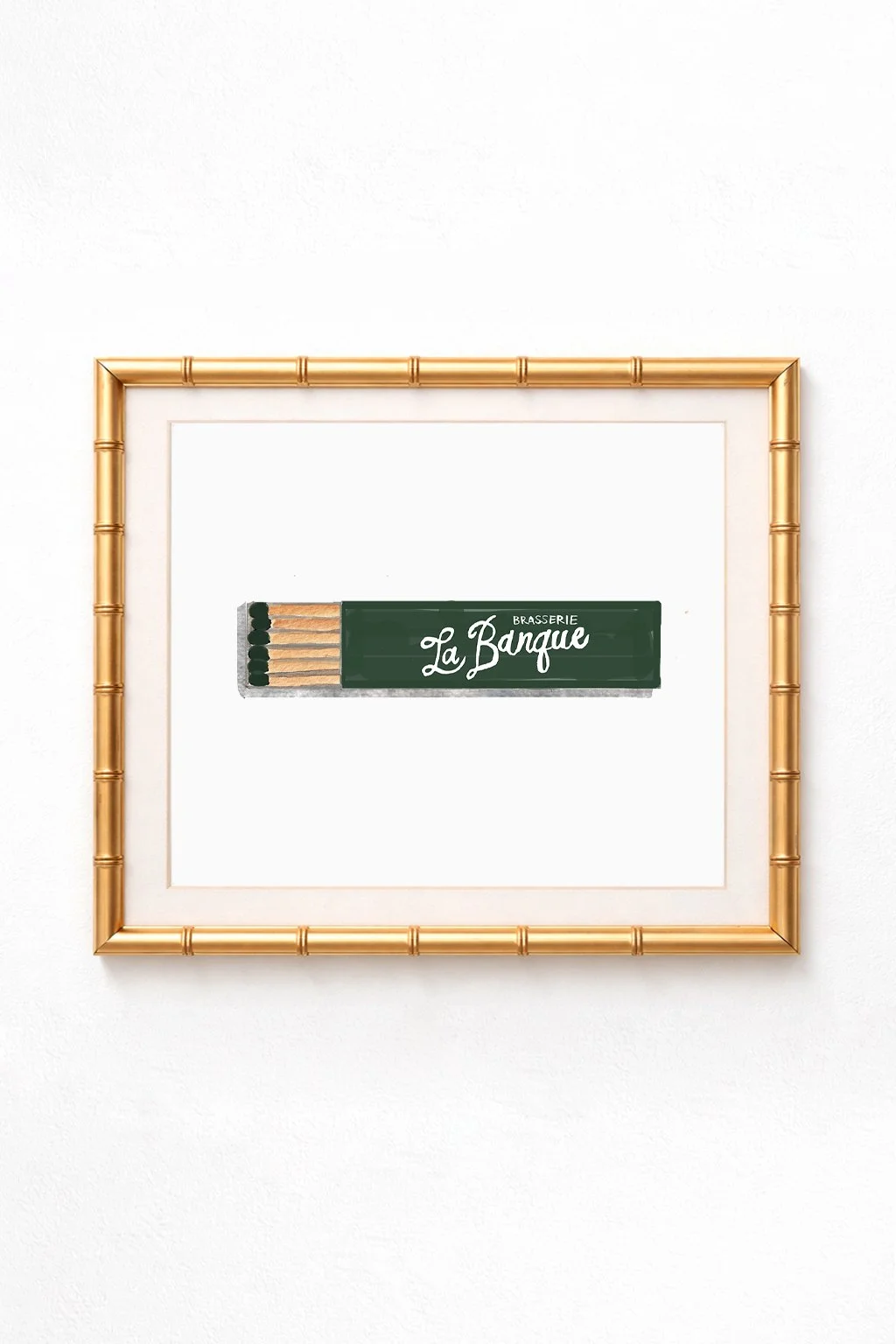 Brasserie La Banque Matchbook