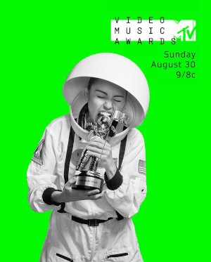 Miley Cyrus MTV VMAS graphics